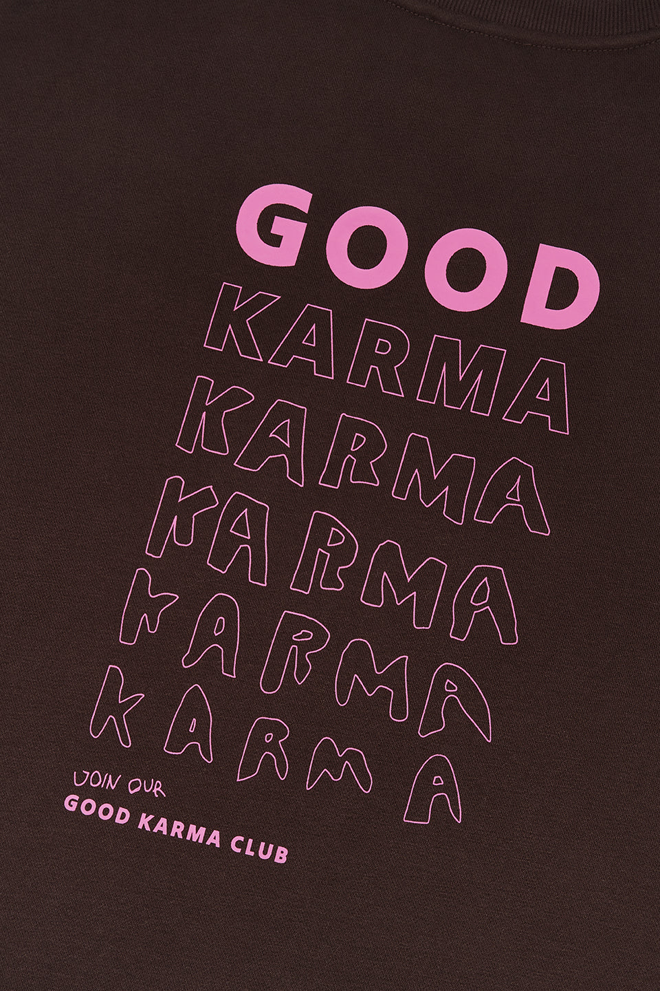 OV Sweater Good Karma Truffle