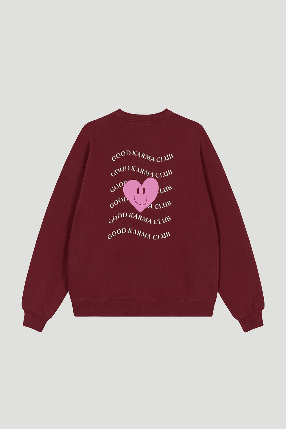 OV Sweater Good Karma Wave Merlot