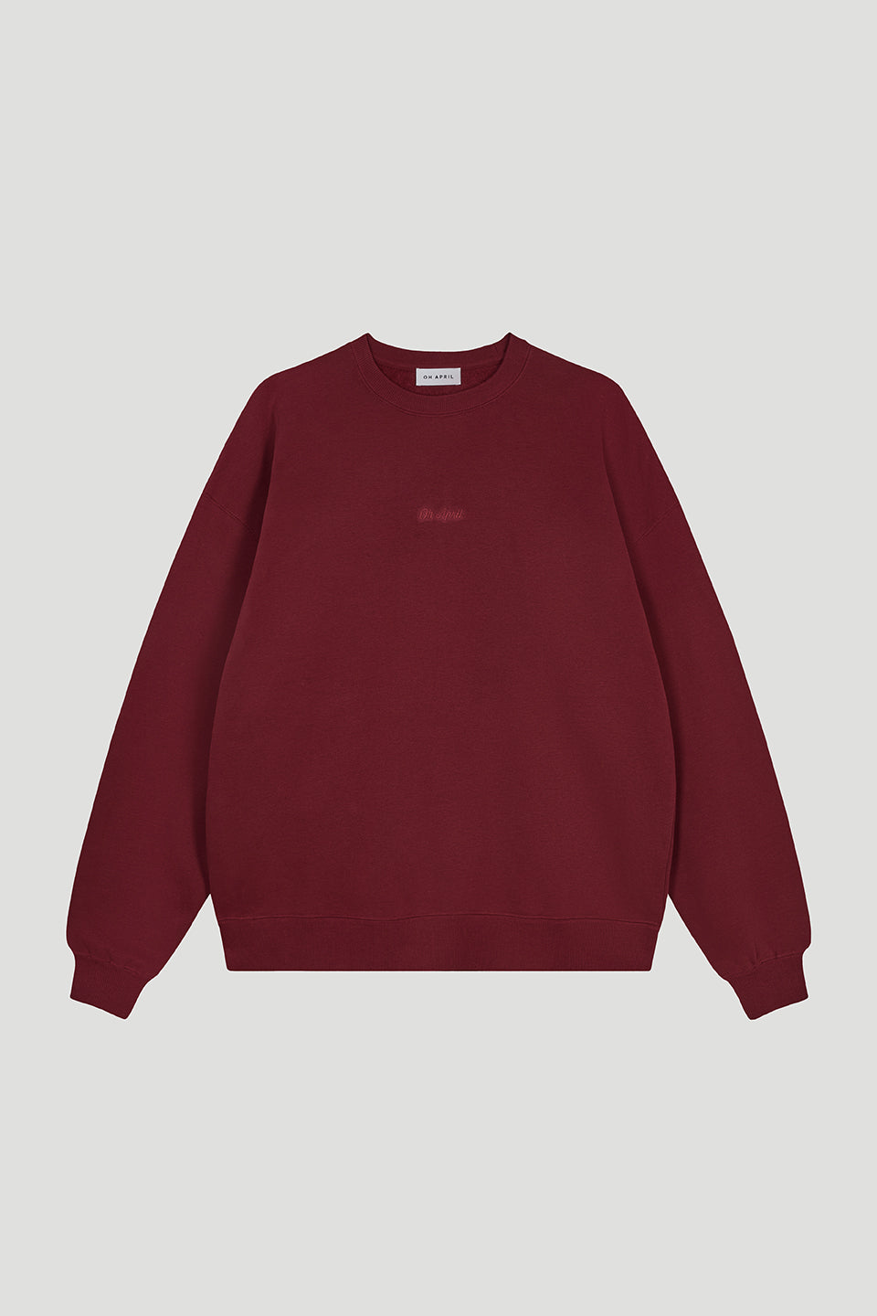 OV Sweater Good Karma Wave Merlot