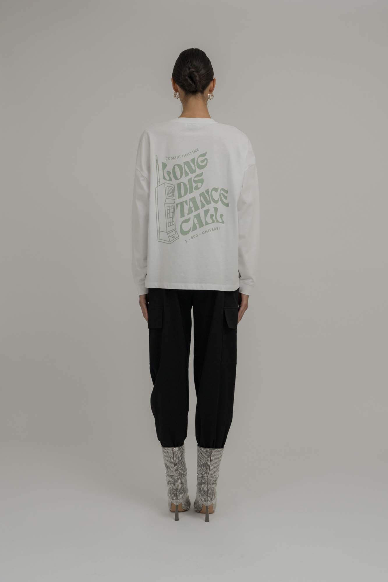 Longsleeve White Distance Call