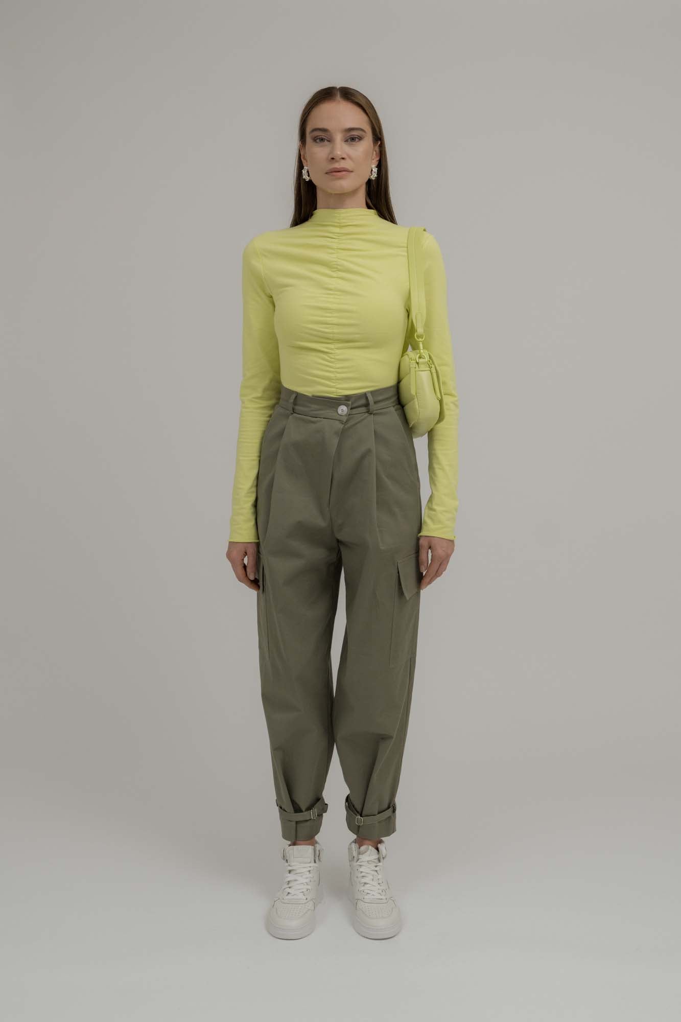 Saara Cargo Pants Khaki