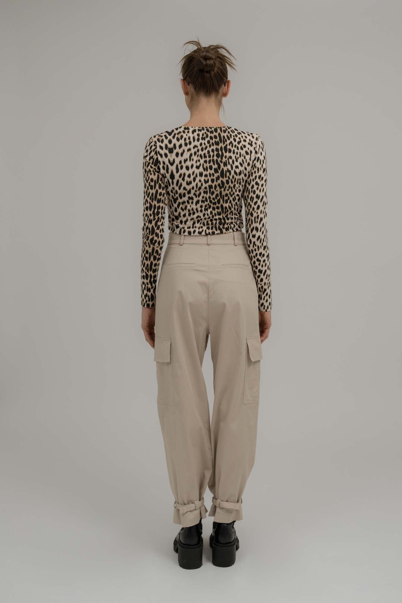 Saara Cargo Pants Light Beige