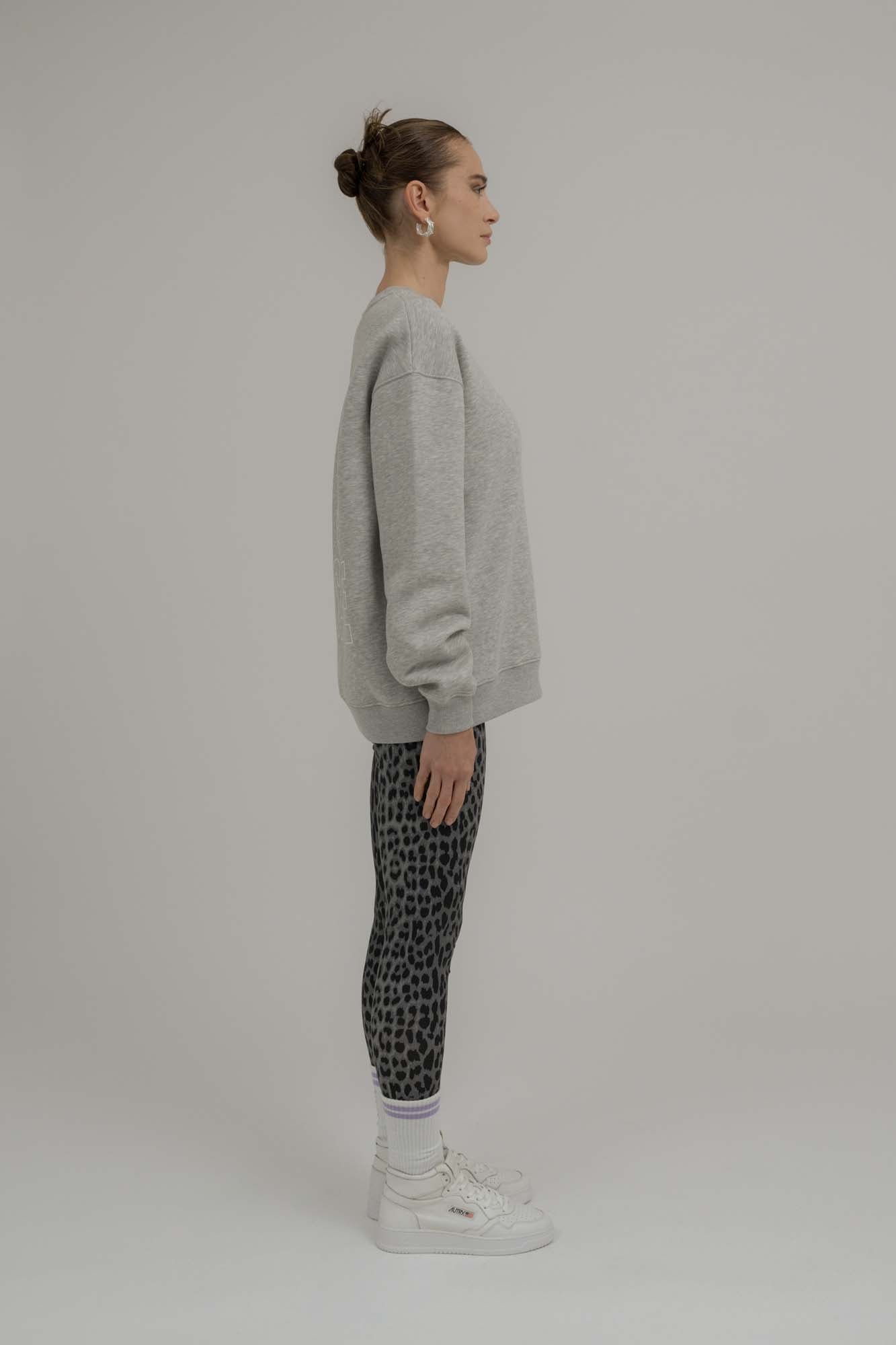 Oversized Sweater Space Grey Melange
