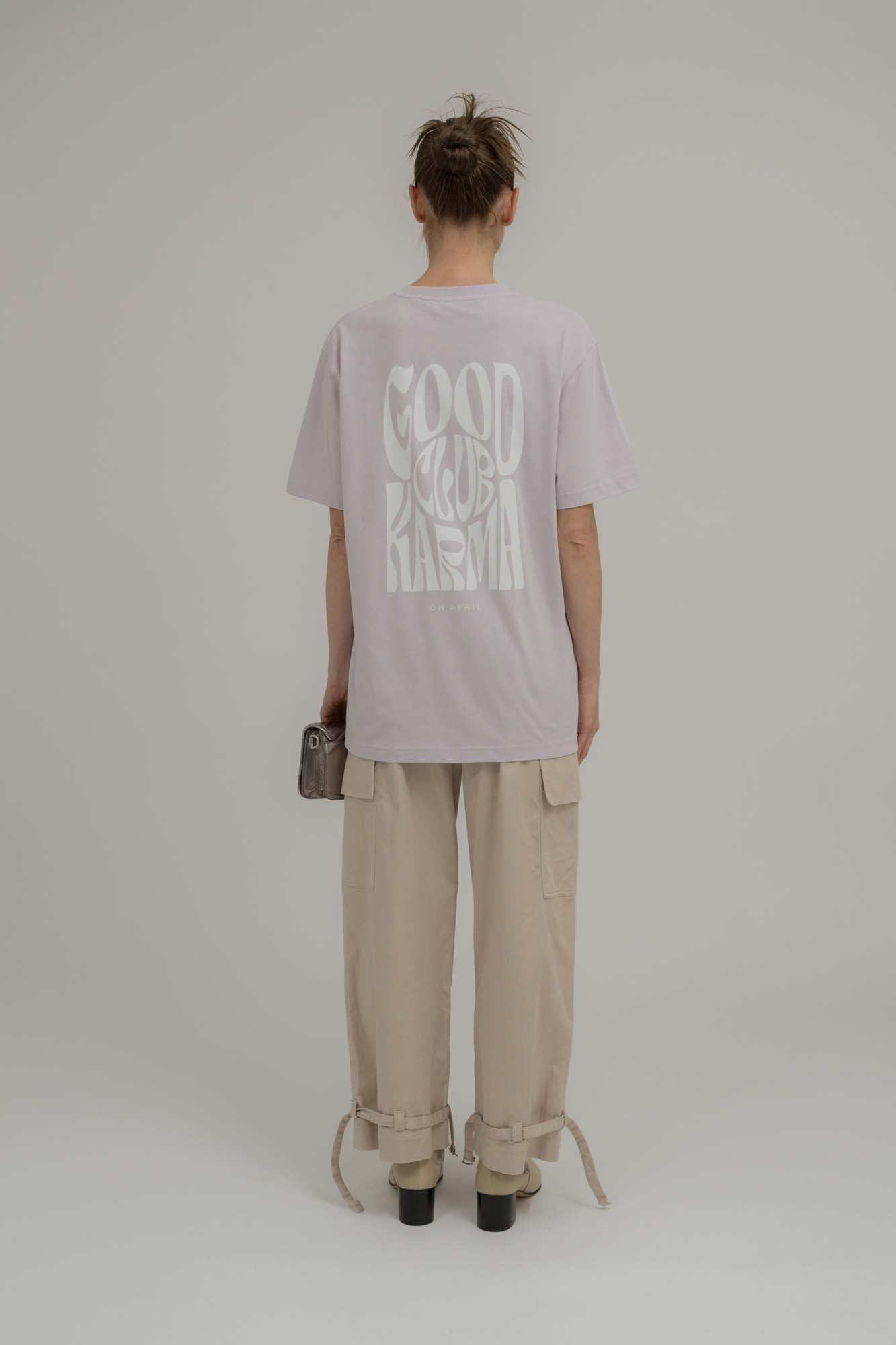 Boyfriend T-Shirt Lilac Good Karma Club