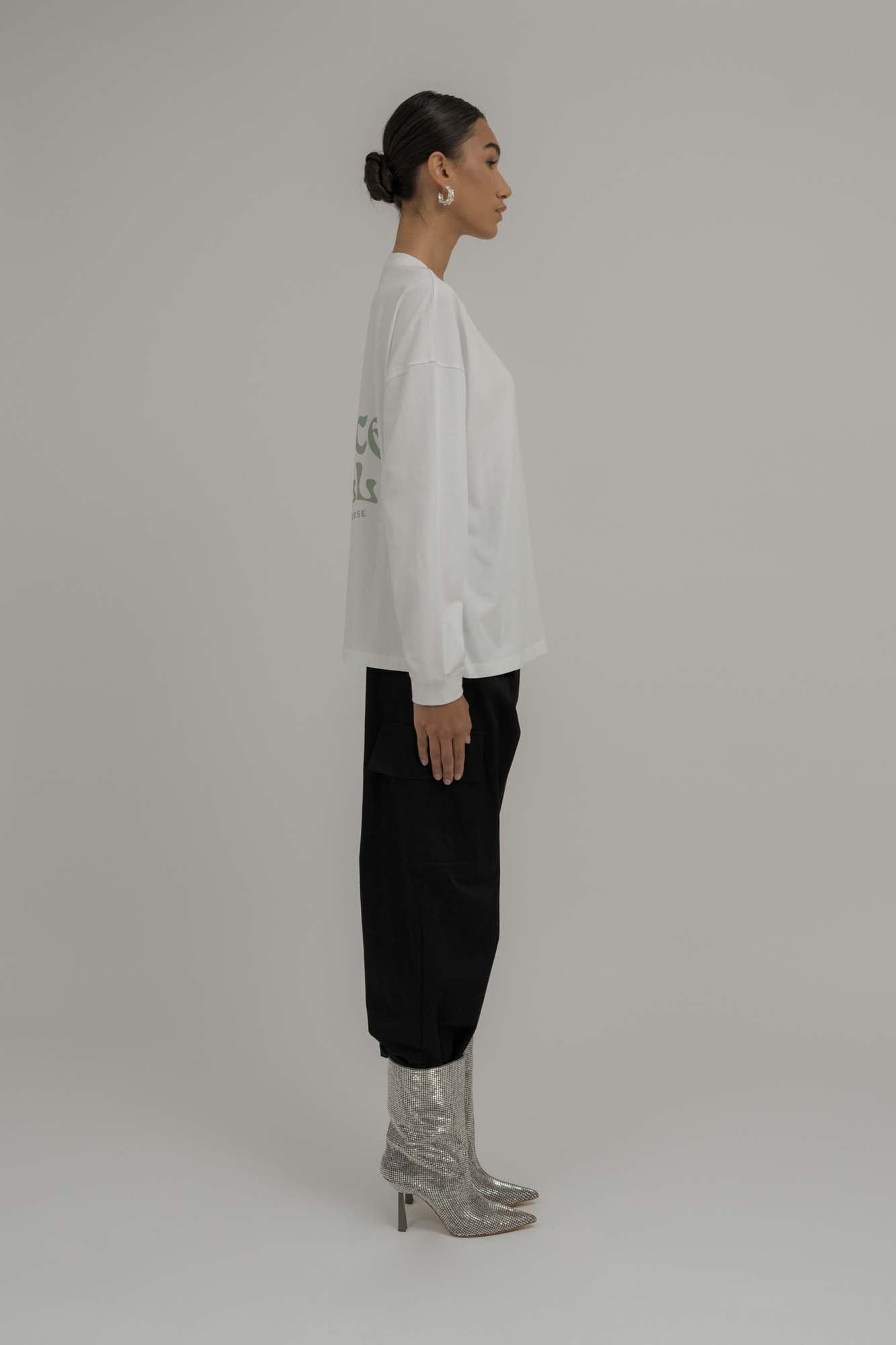 Longsleeve White Distance Call