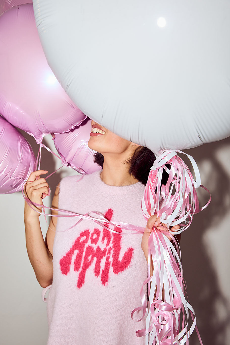 Moxie Tie Vest Sugar Pink