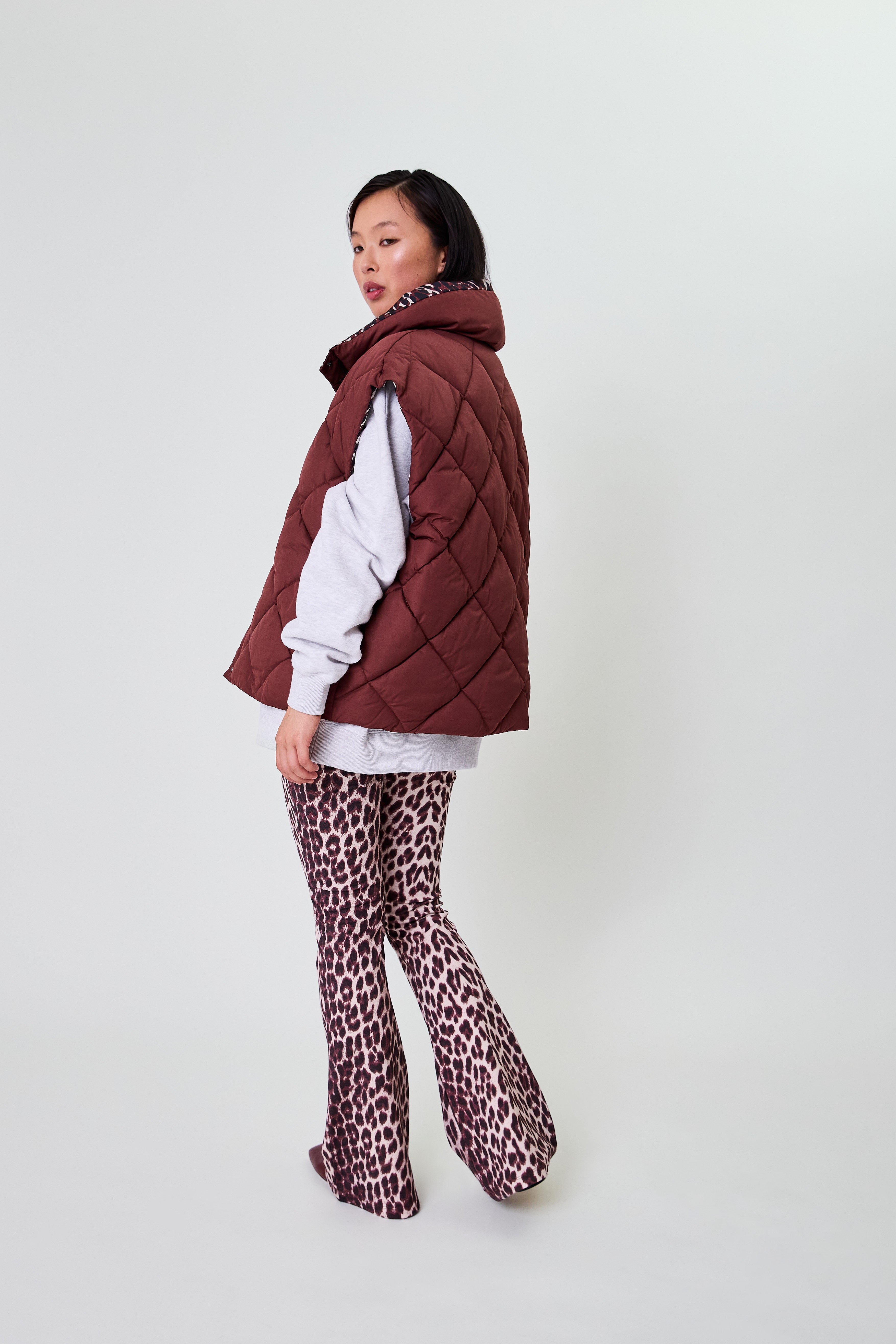 Onyx Puffer Vest Cherrywood