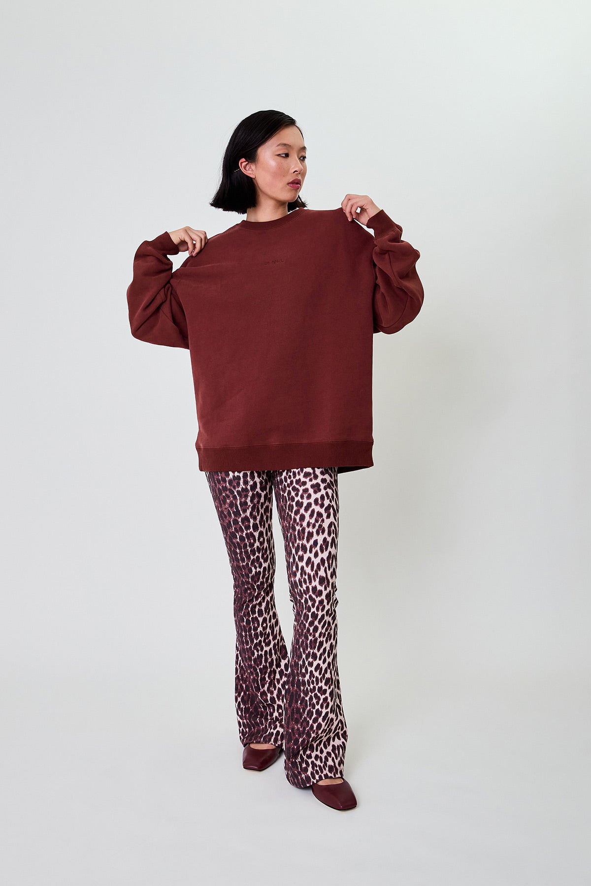 Oversized Sweater Muse Cherrywood