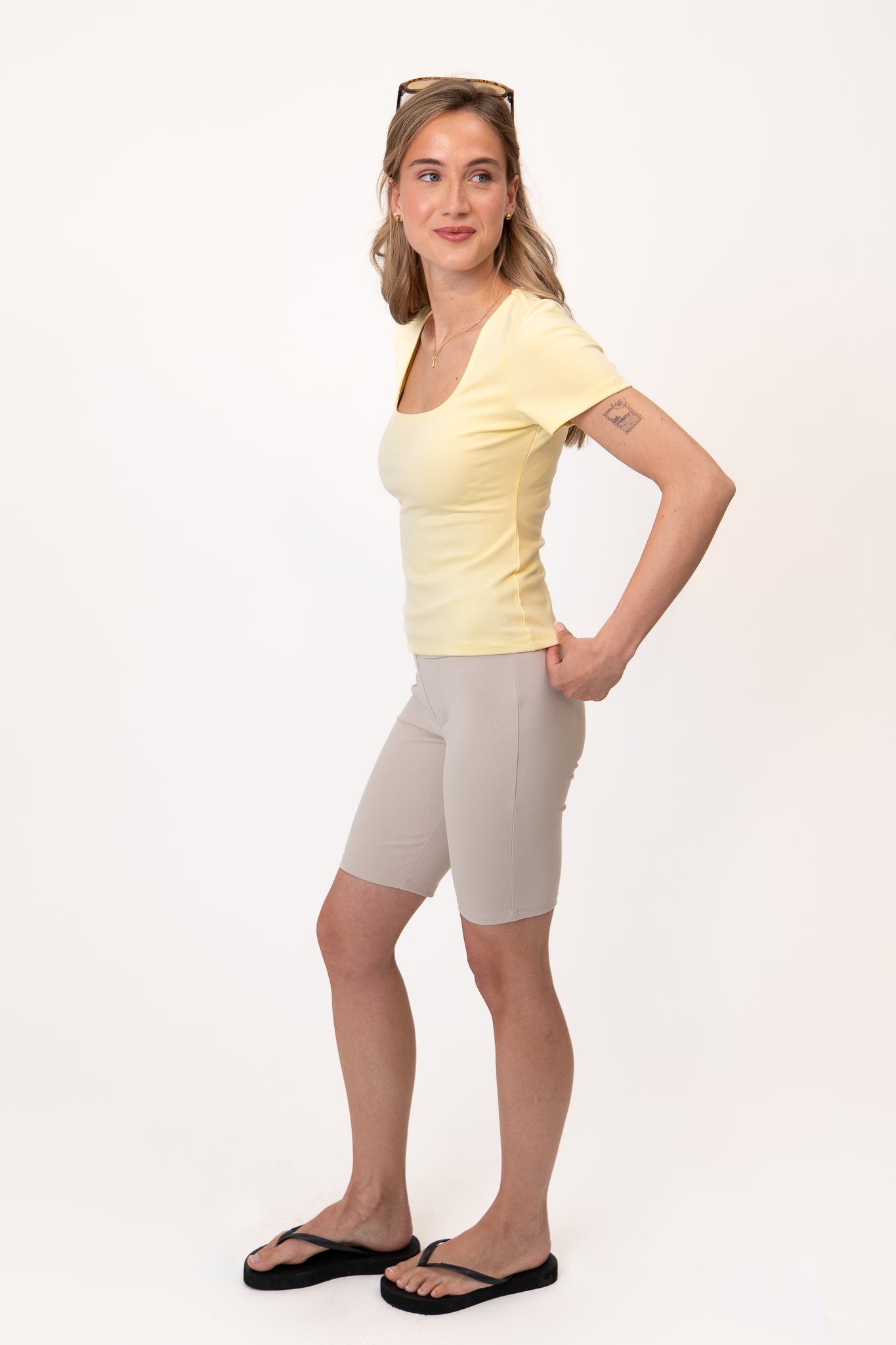 Kalina Slim Fit T-Shirt Butter Yellow