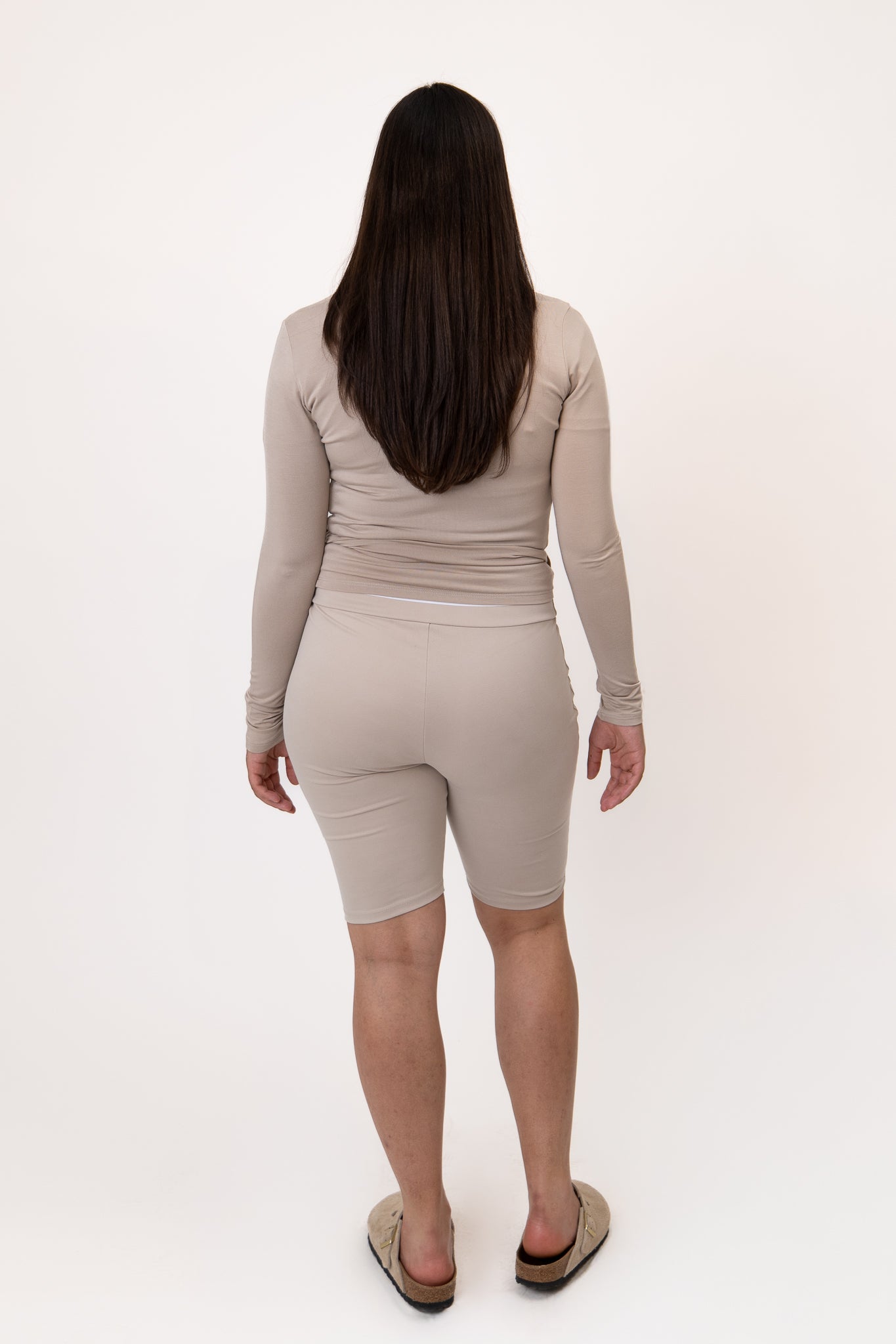 Roxie Bike Shorts Taupe