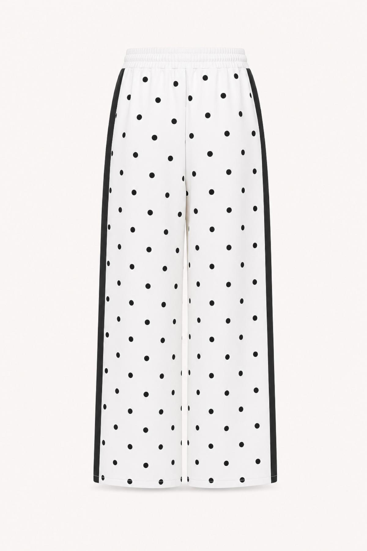 Kael Trackpants Off White Polkadot