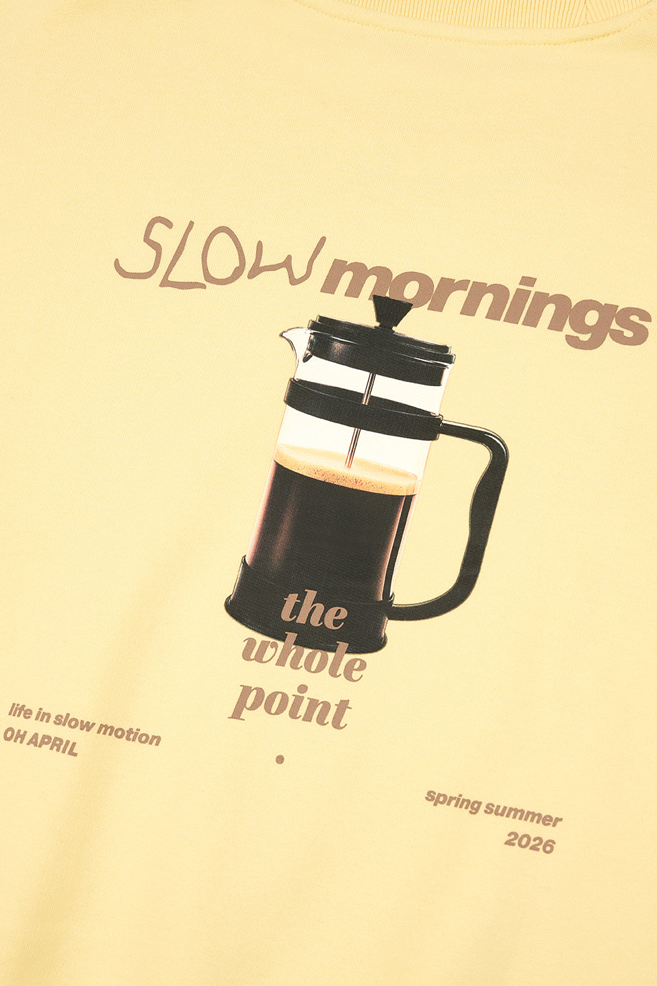 Regular Sweater Coffee Butter Yellow