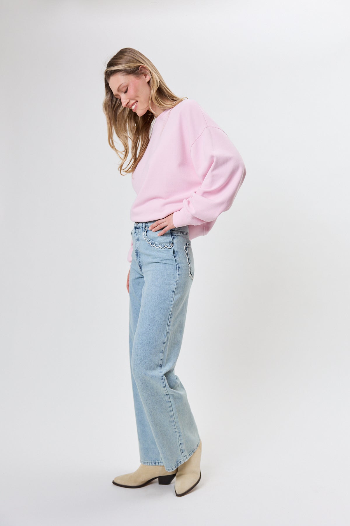 Regular Sweater Hot Girls Baby Rose