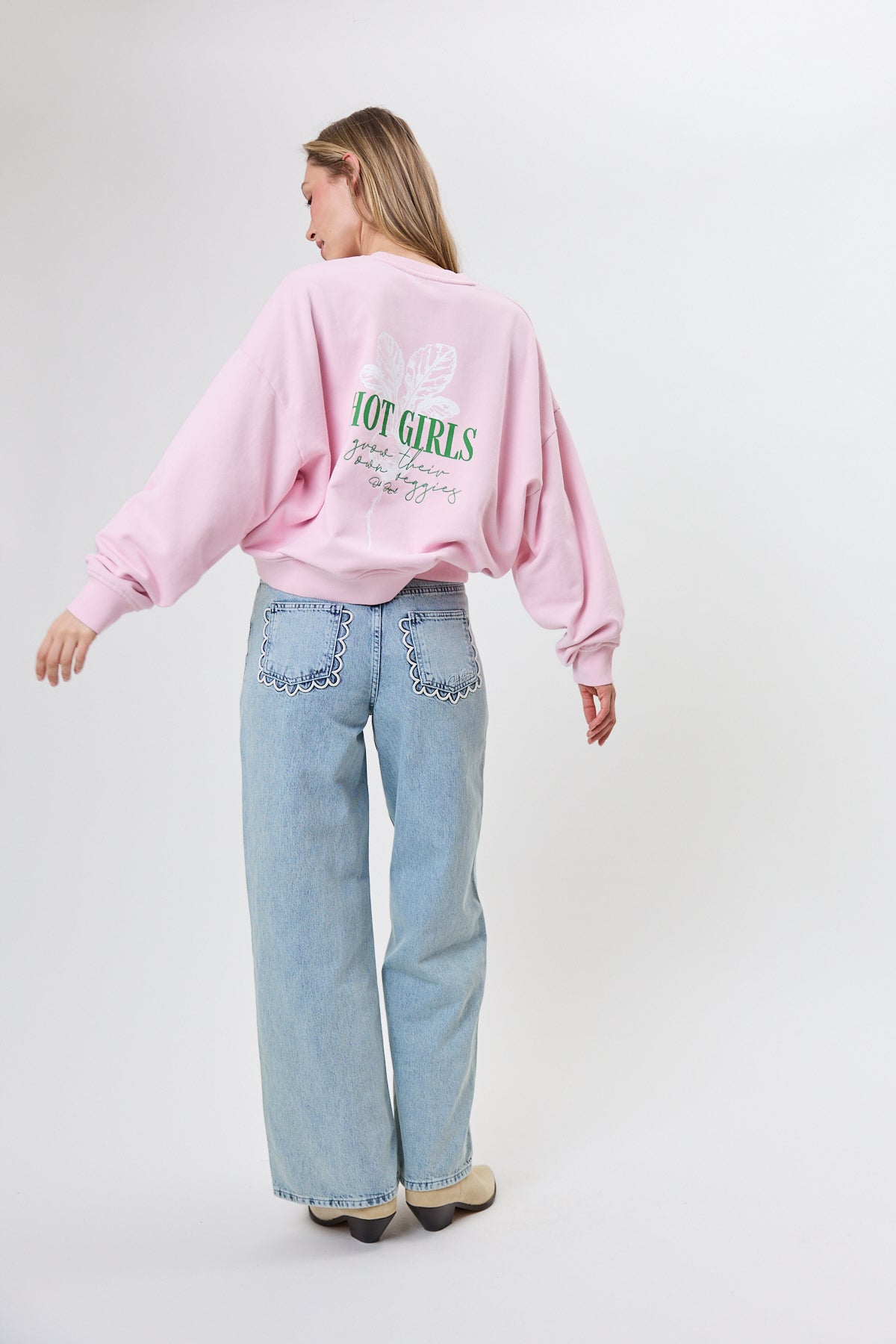 Regular Sweater Hot Girls Baby Rose