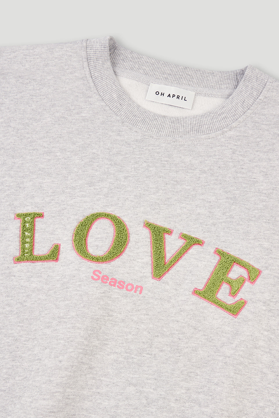 Regular Sweater Love Grey Melange