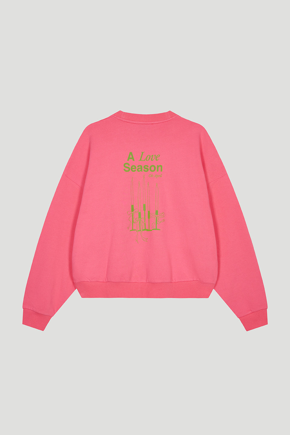 Regular Sweater Love Season Dark Rose