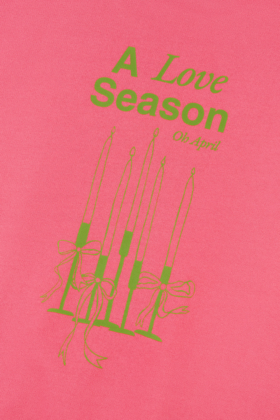 Regular Sweater Love Season Dark Rose