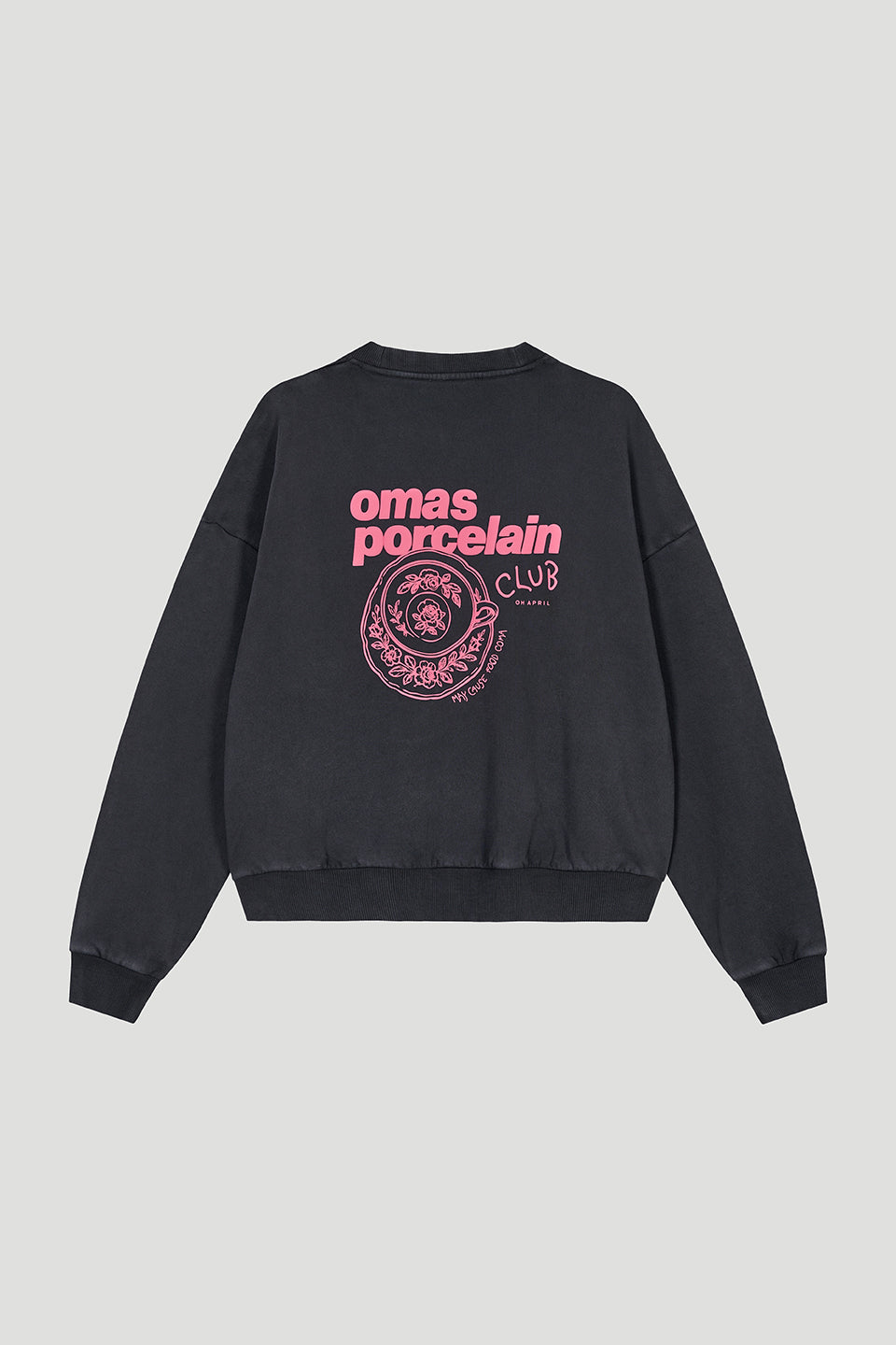 Regular Sweater Porcelain Dark Grey Acid