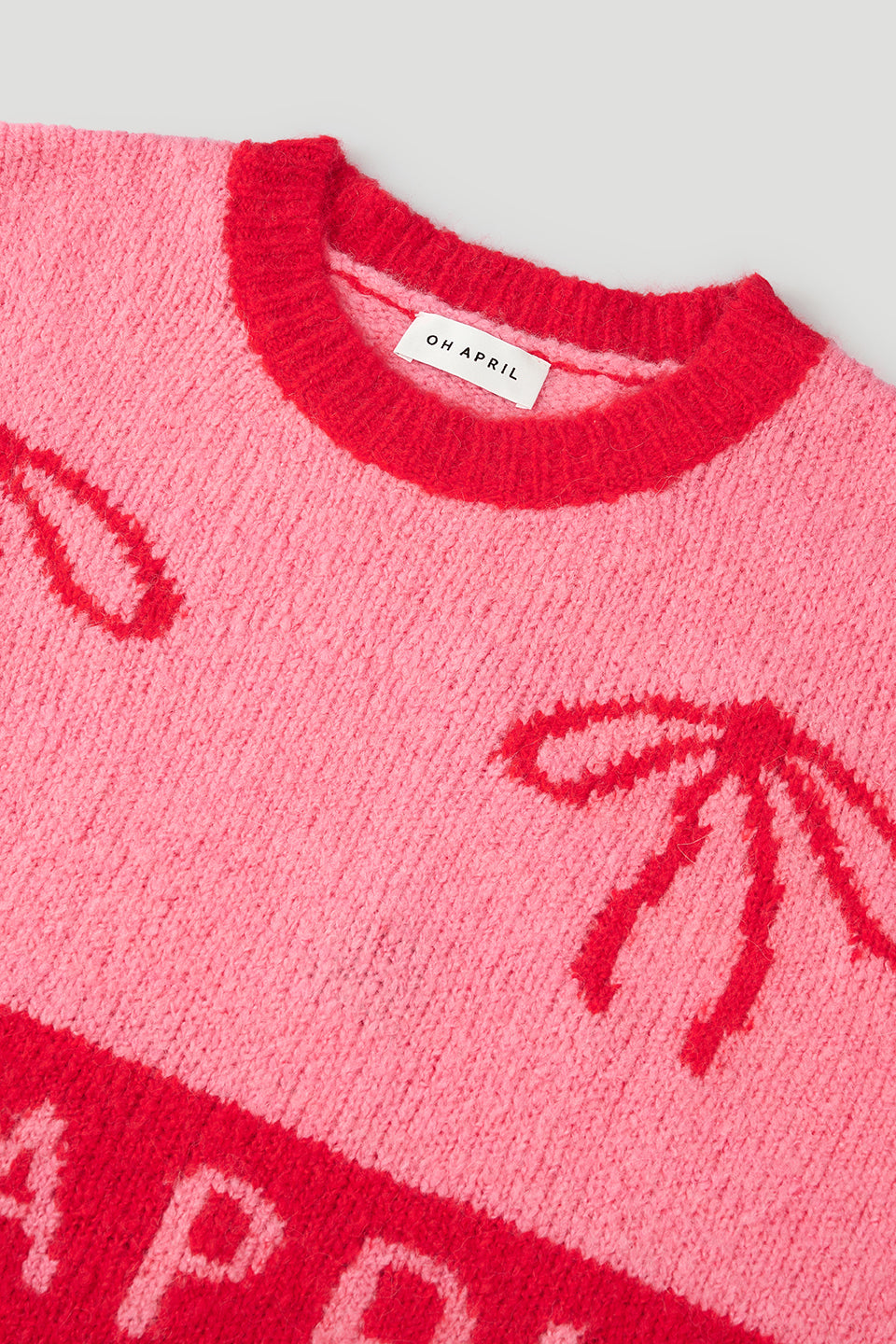 Santi Knit Jumper Dark Rose/Crimson