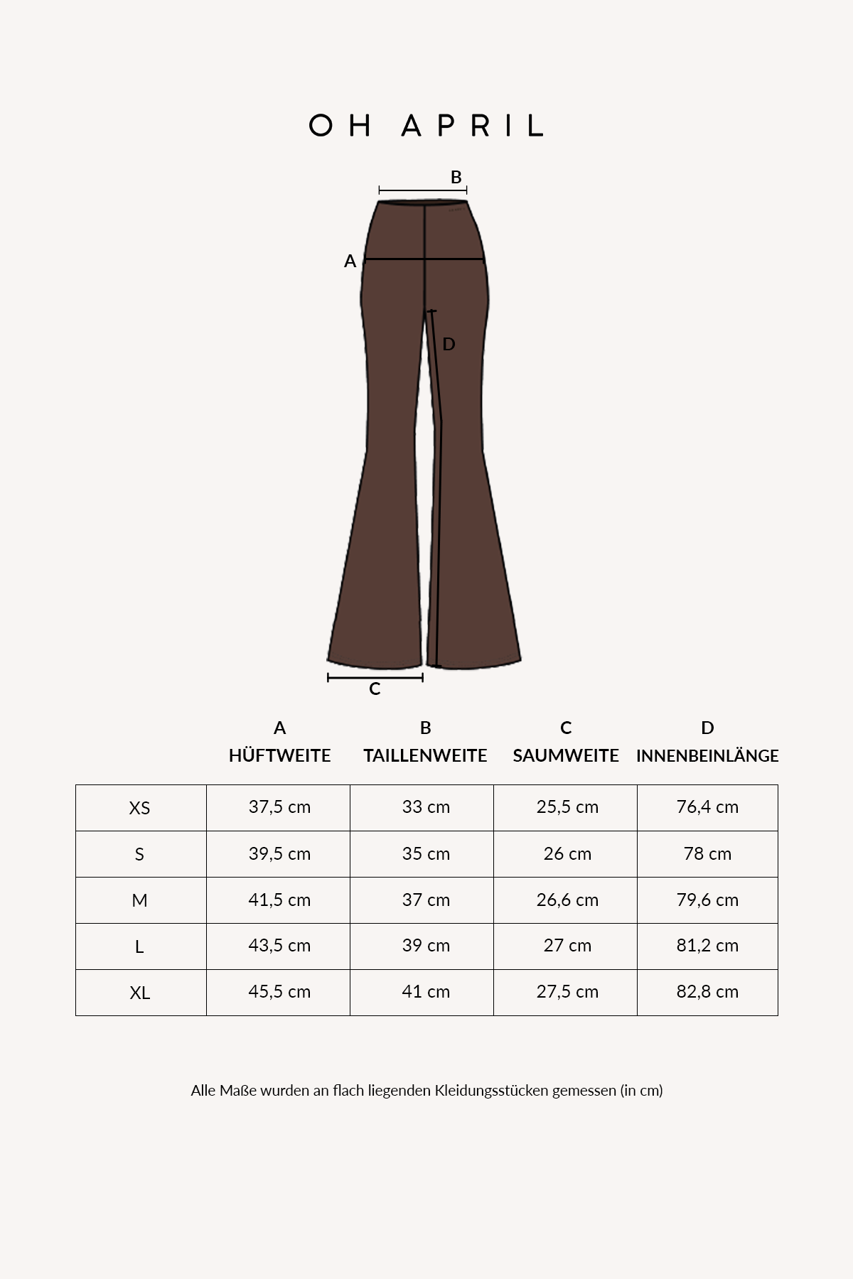 Tia Bootcut Leggings Dark Brown