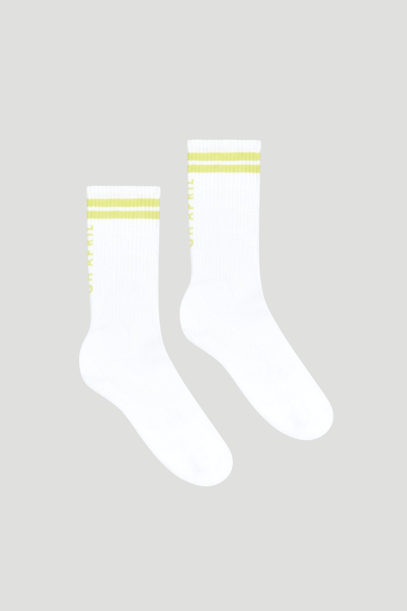 Steffi Socks OH APRIL White/Lime