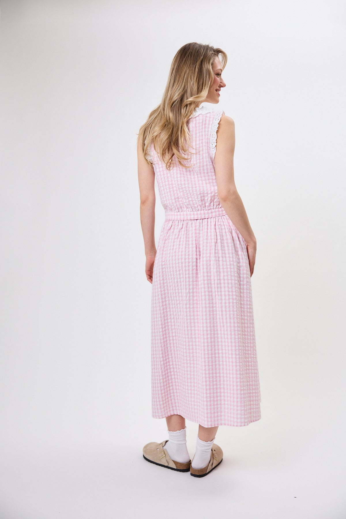 Sona Woven Top Baby Rose