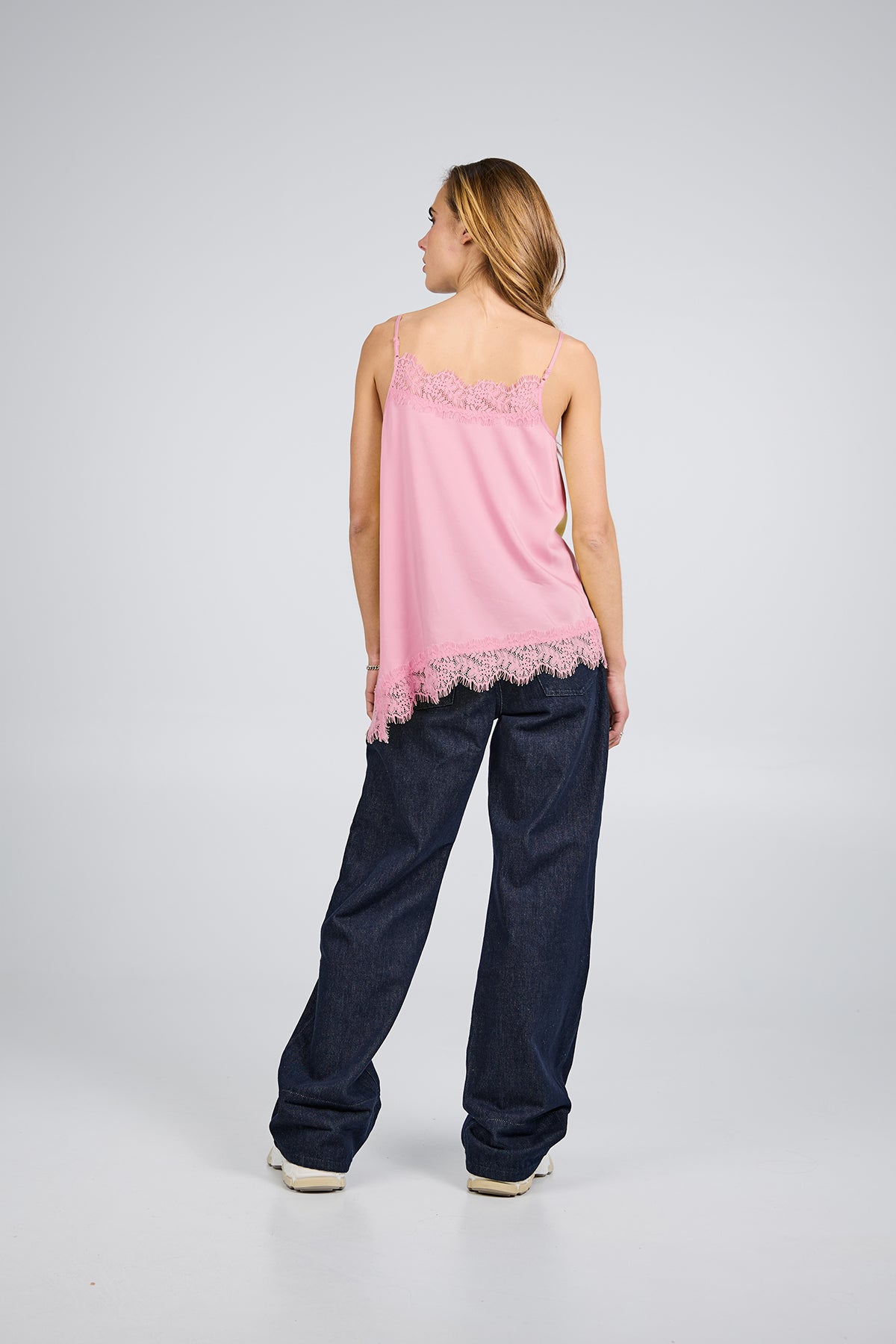 Pre-Order: Tami Satin Top Petal Cream