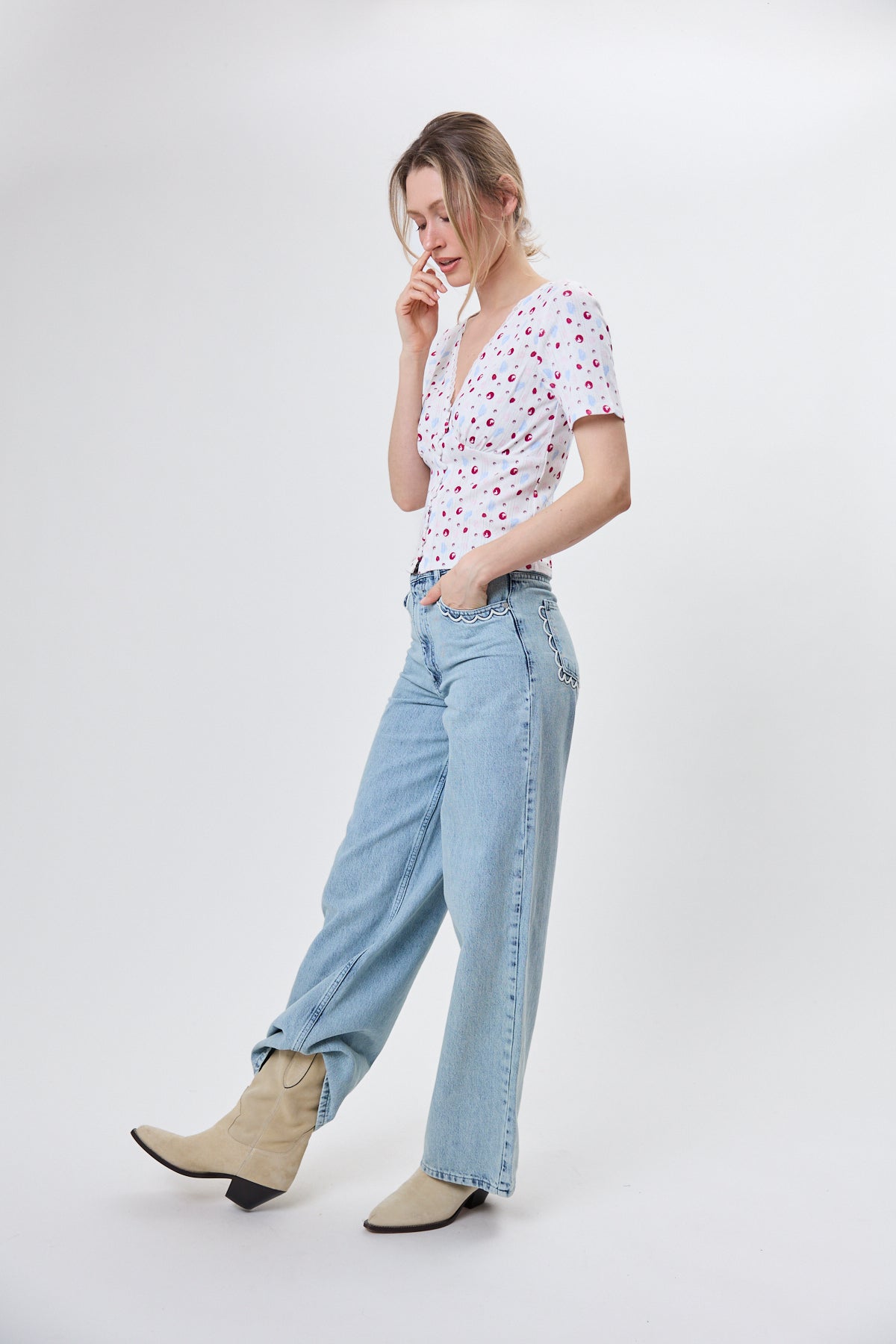 Vianne Tight T-Shirt Multicolor Fruit
