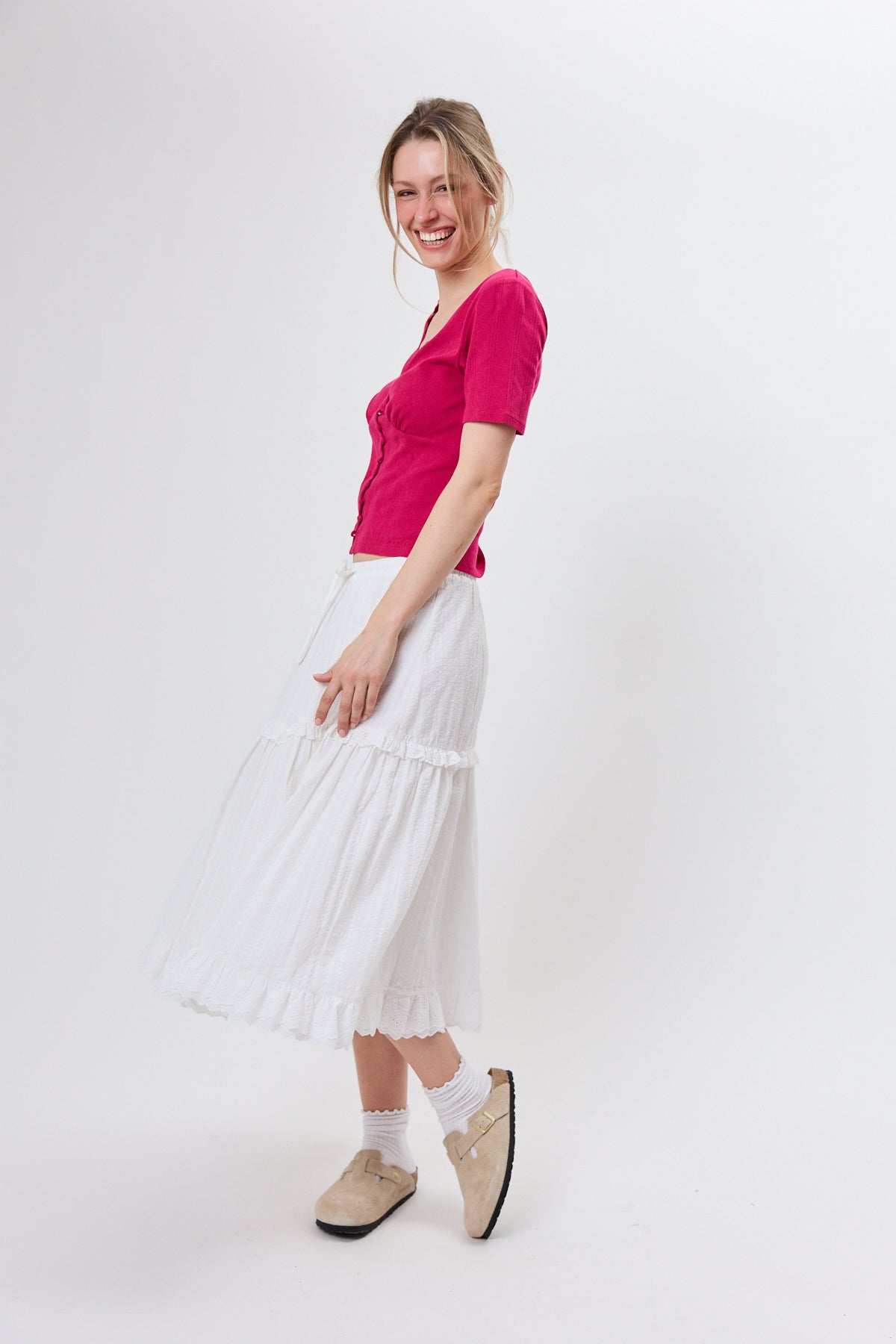 Vianne Tight T-Shirt Berry Whip