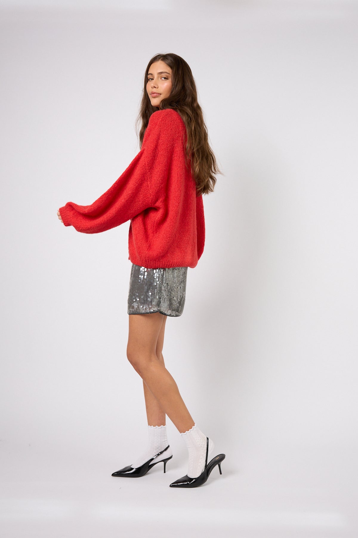 Yara Cardigan Crimson