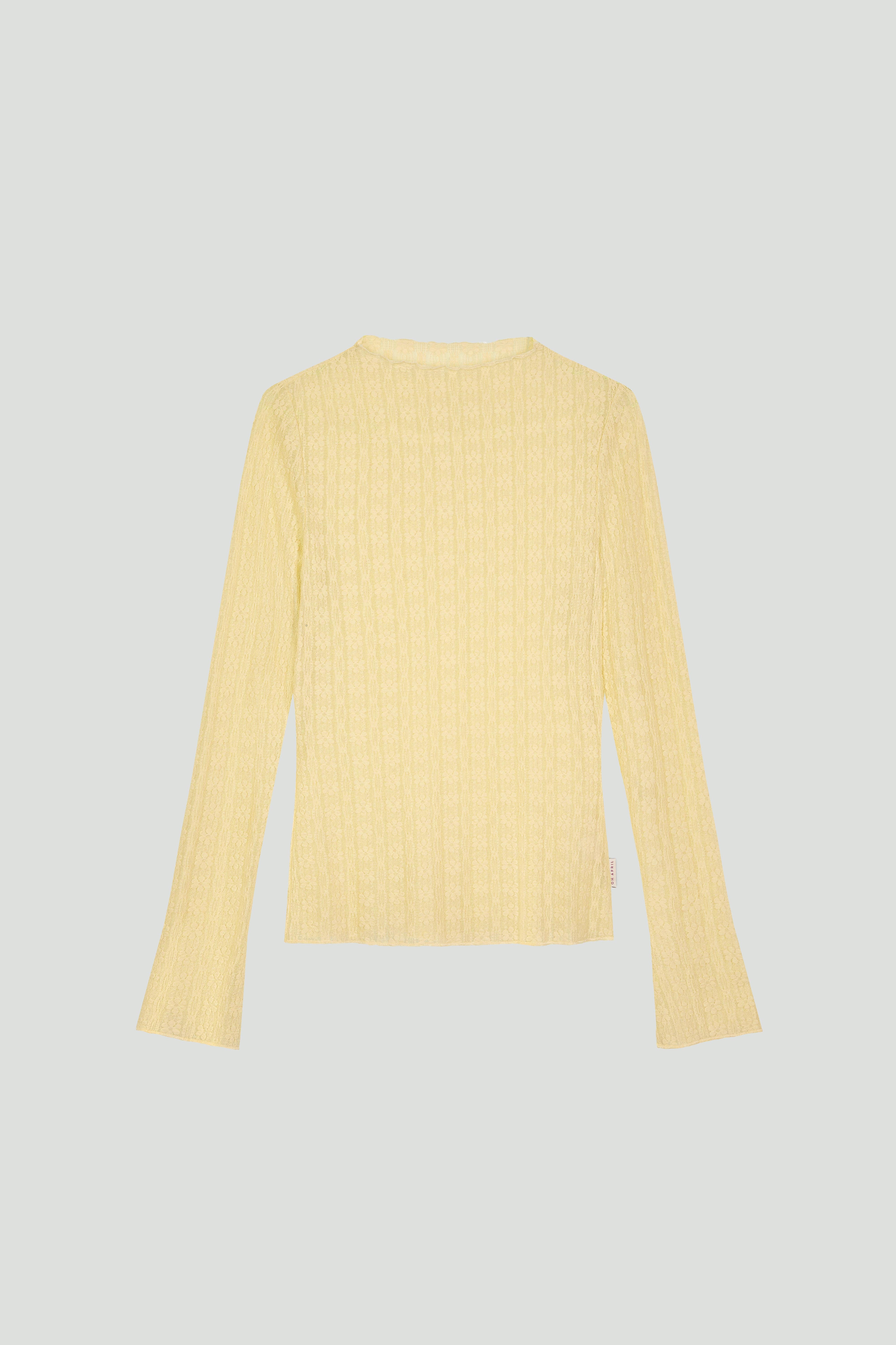 Pre-Order: Zahara Lace Longsleeve Butter Yellow