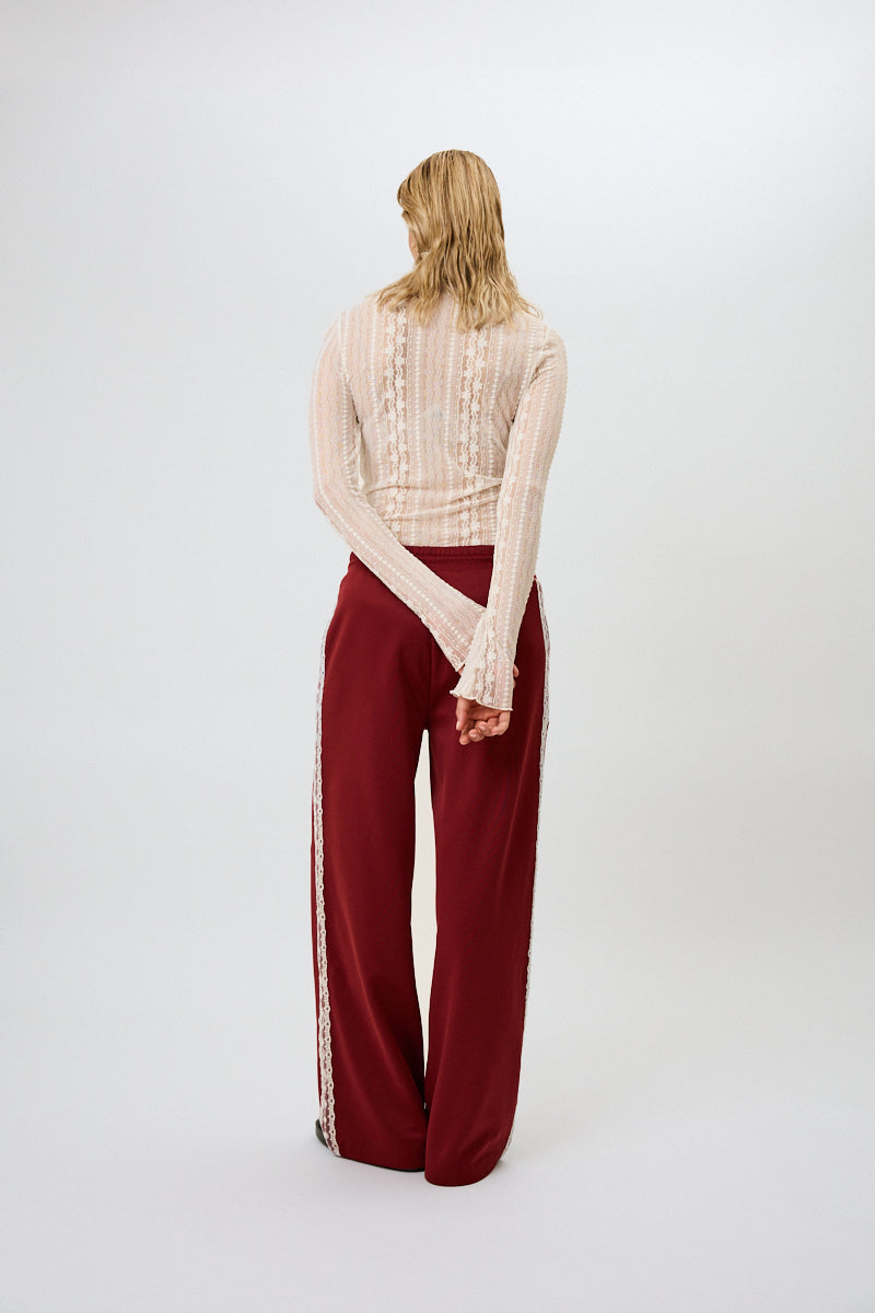 Zahara Lace Longsleeve Off White