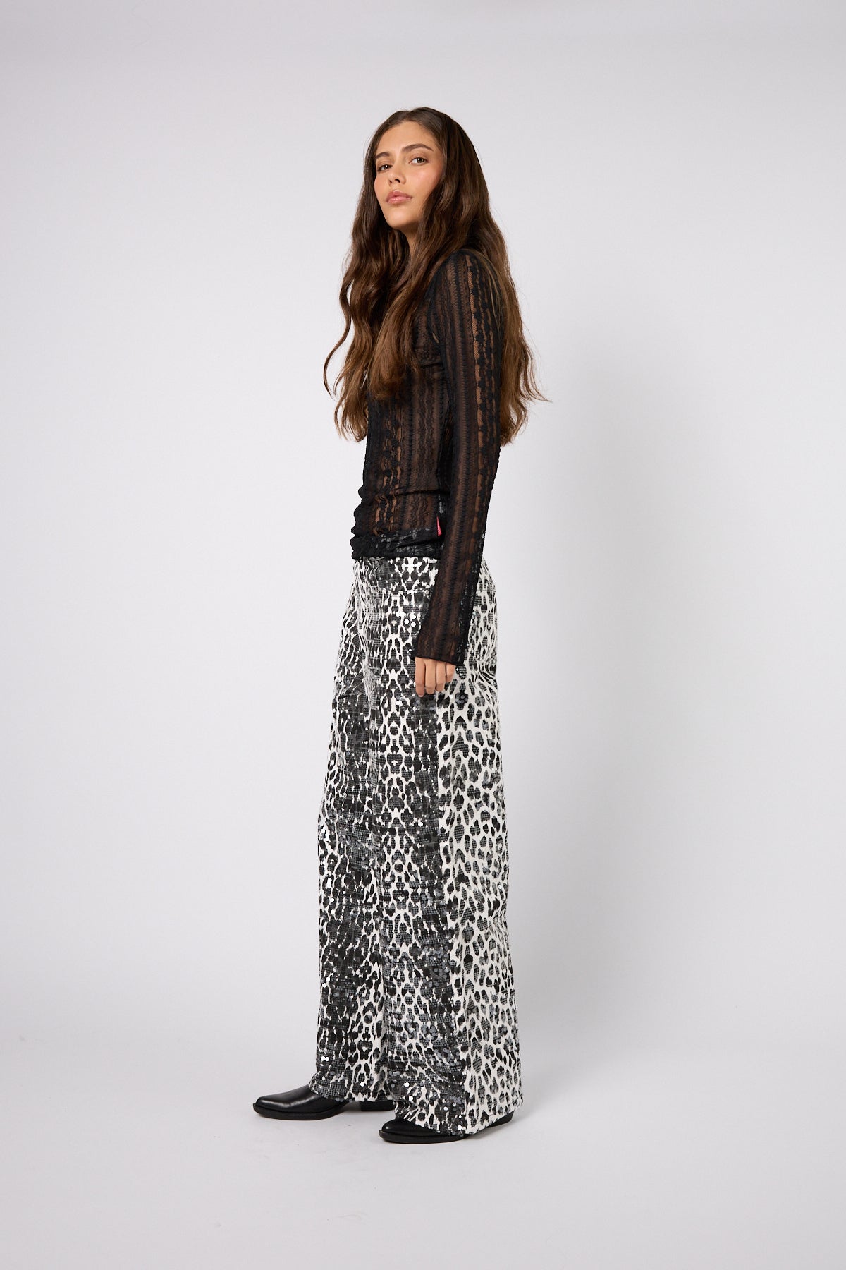 Zahara Lace Longsleeve Black