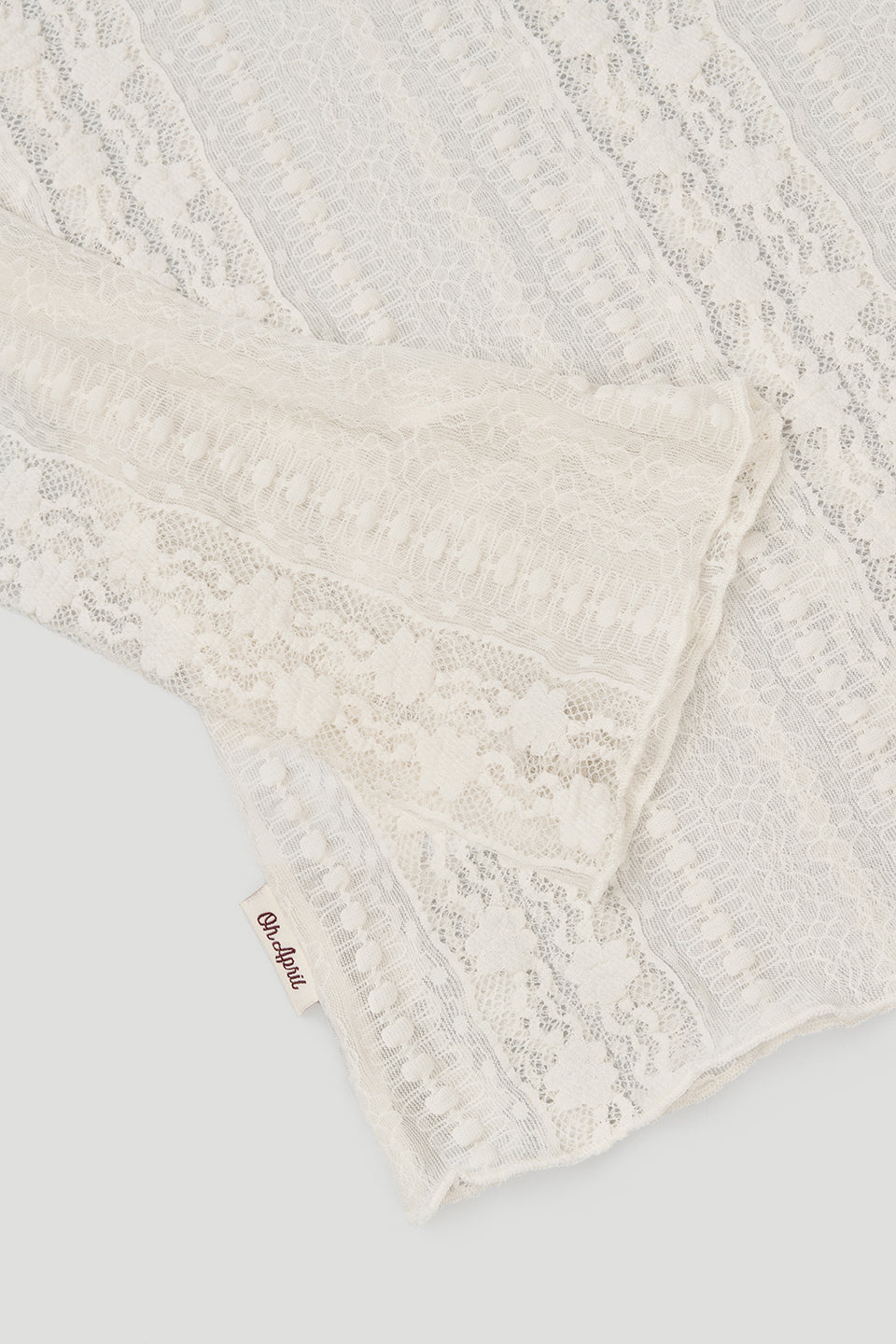Zahara Lace Longsleeve Off White