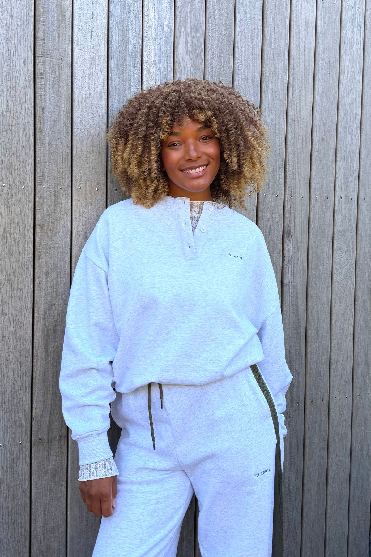 Aven Boxy Sweater Grey Melange