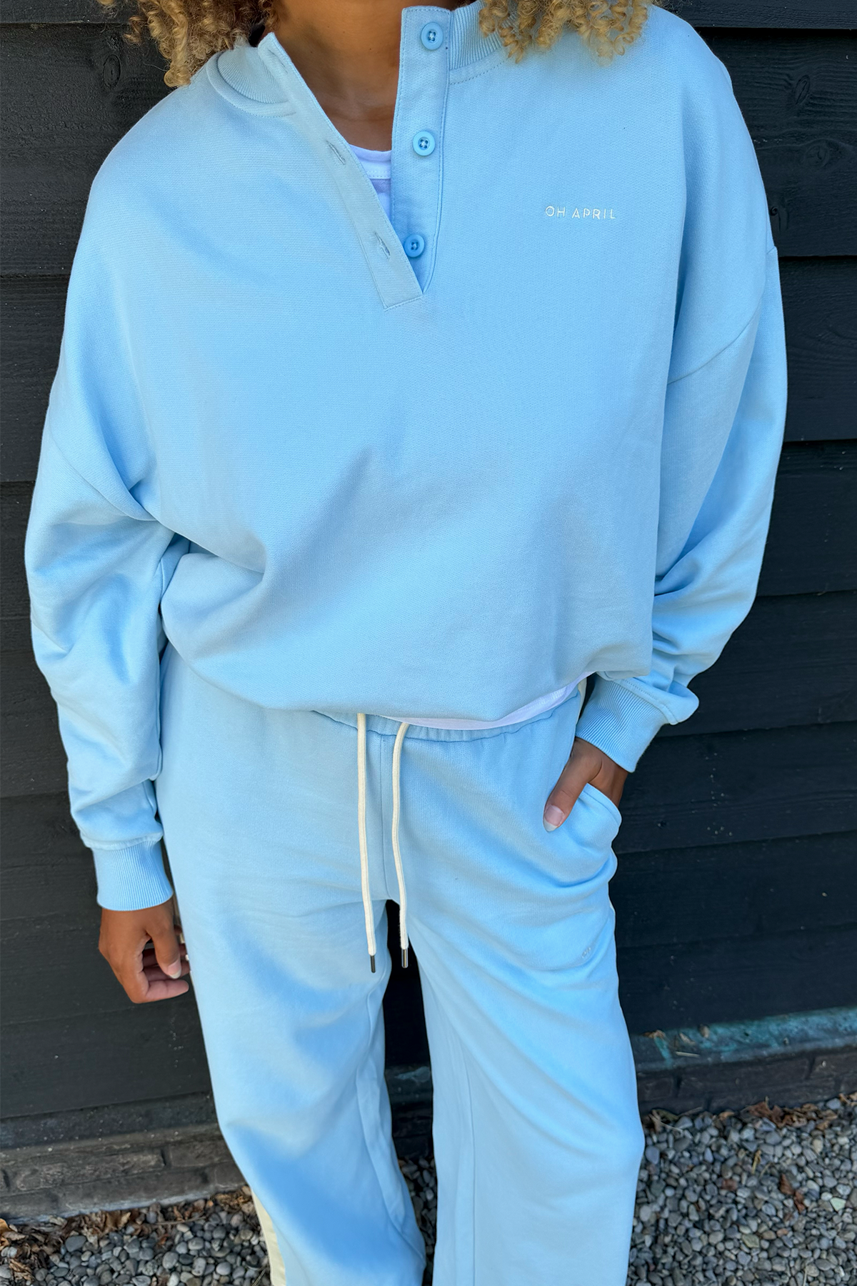 Aven Boxy Sweater Sky Blue