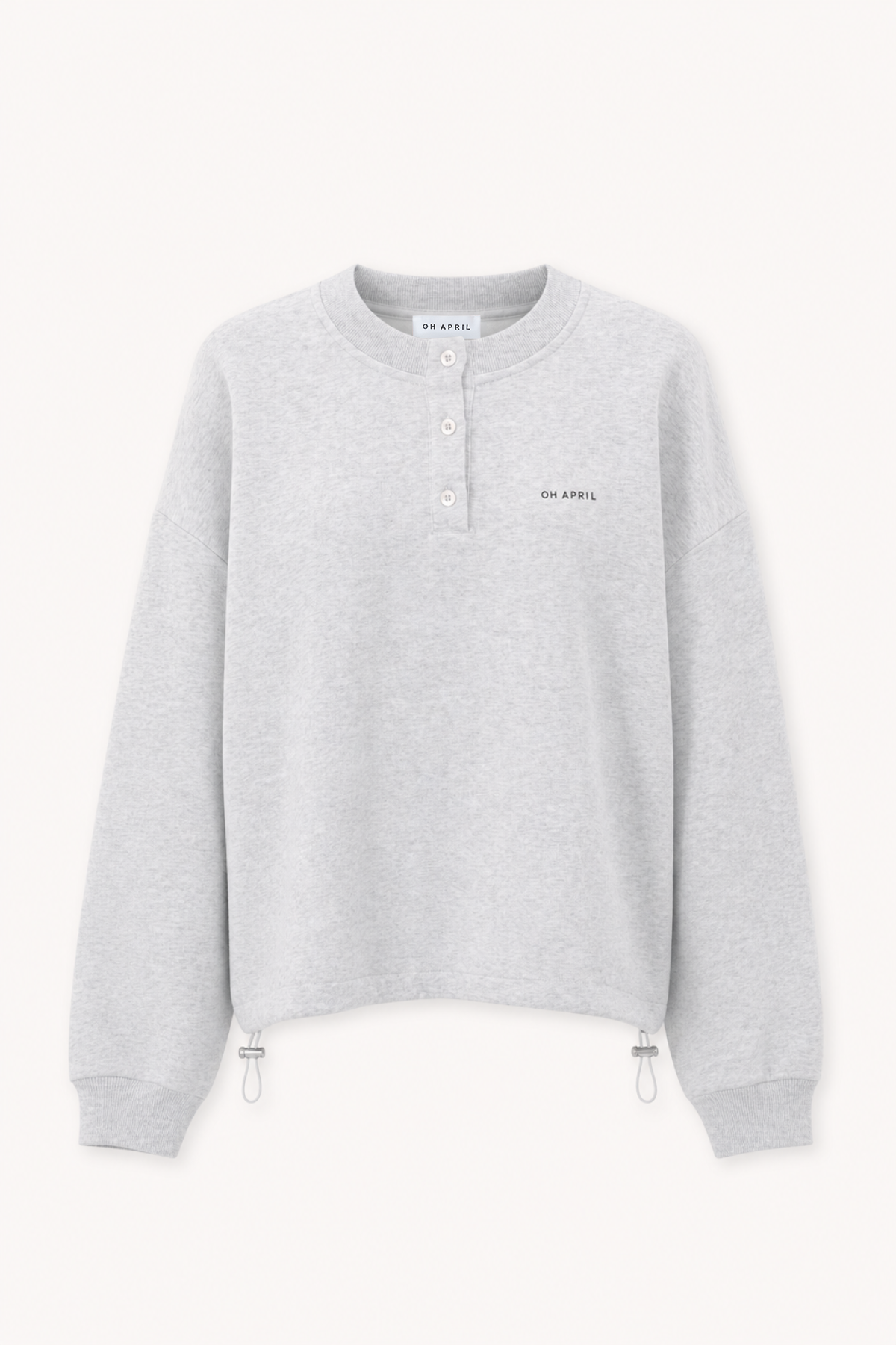 Aven Boxy Sweater Grey Melange