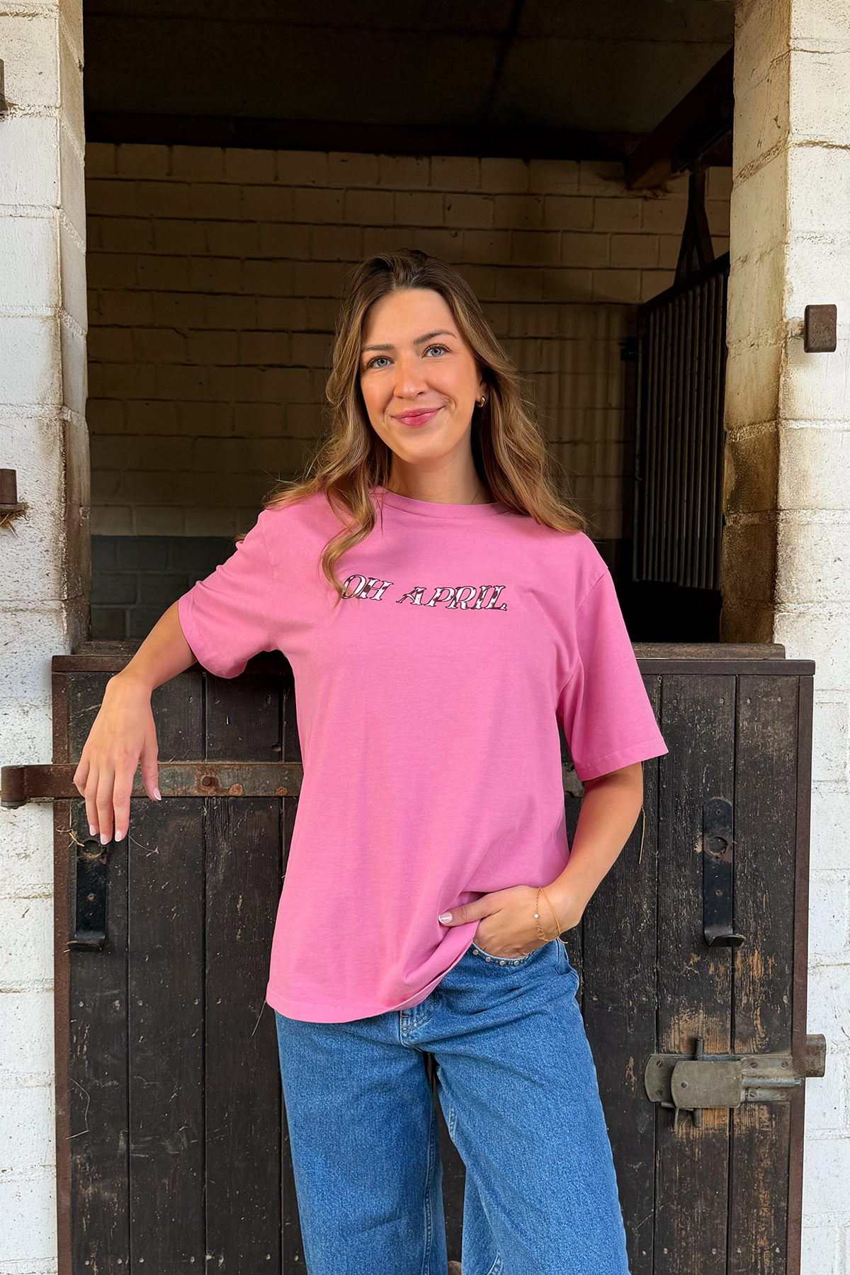 BF T-Shirt Cow Pink