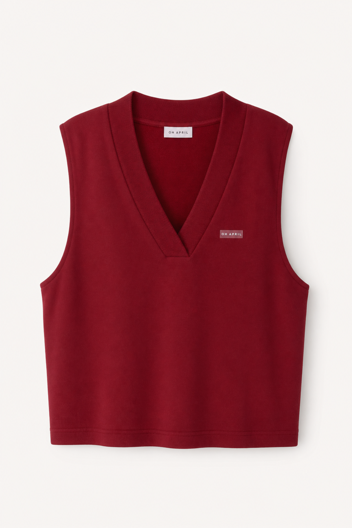Briella Sweat Vest Cherry Red