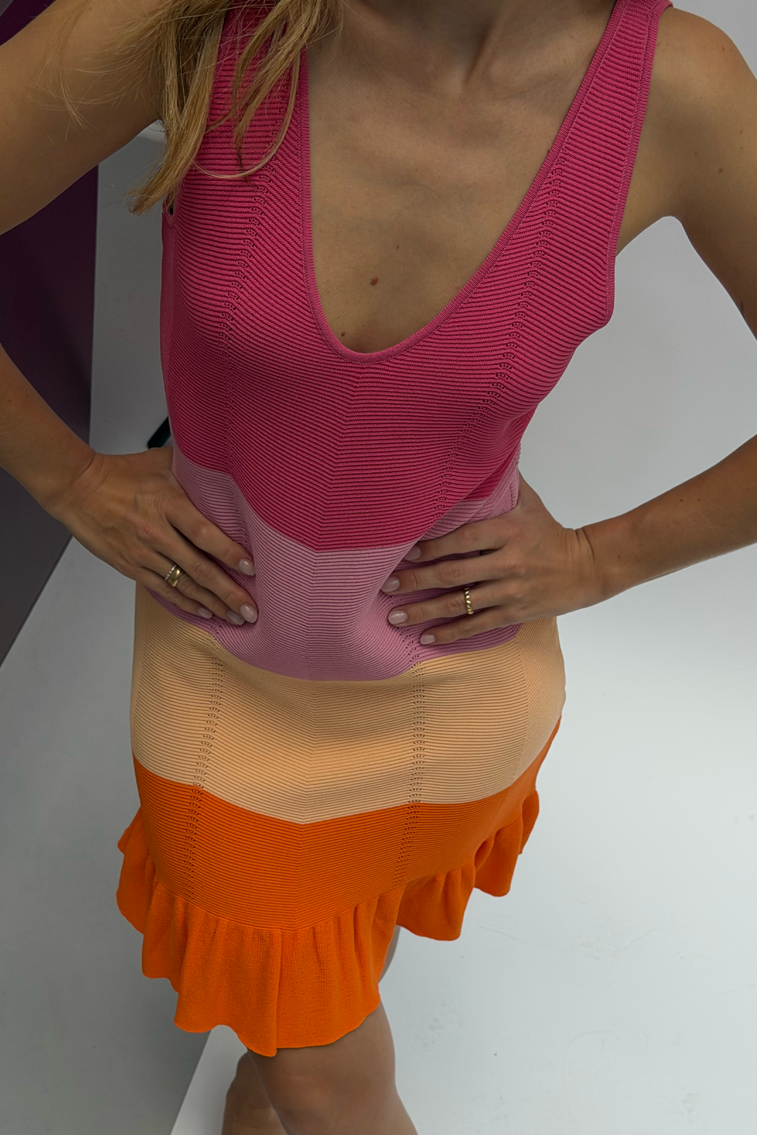 Jany Knit Dress Sunset