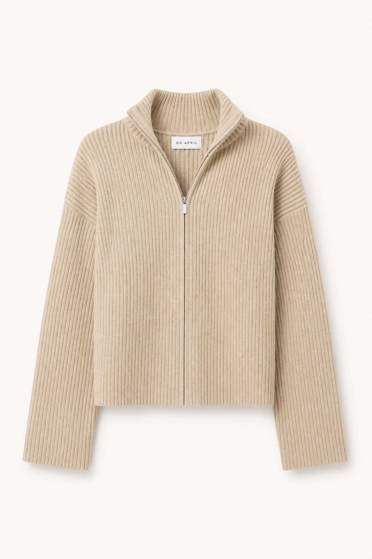 Eleni Knit Cardigan Beige Melange