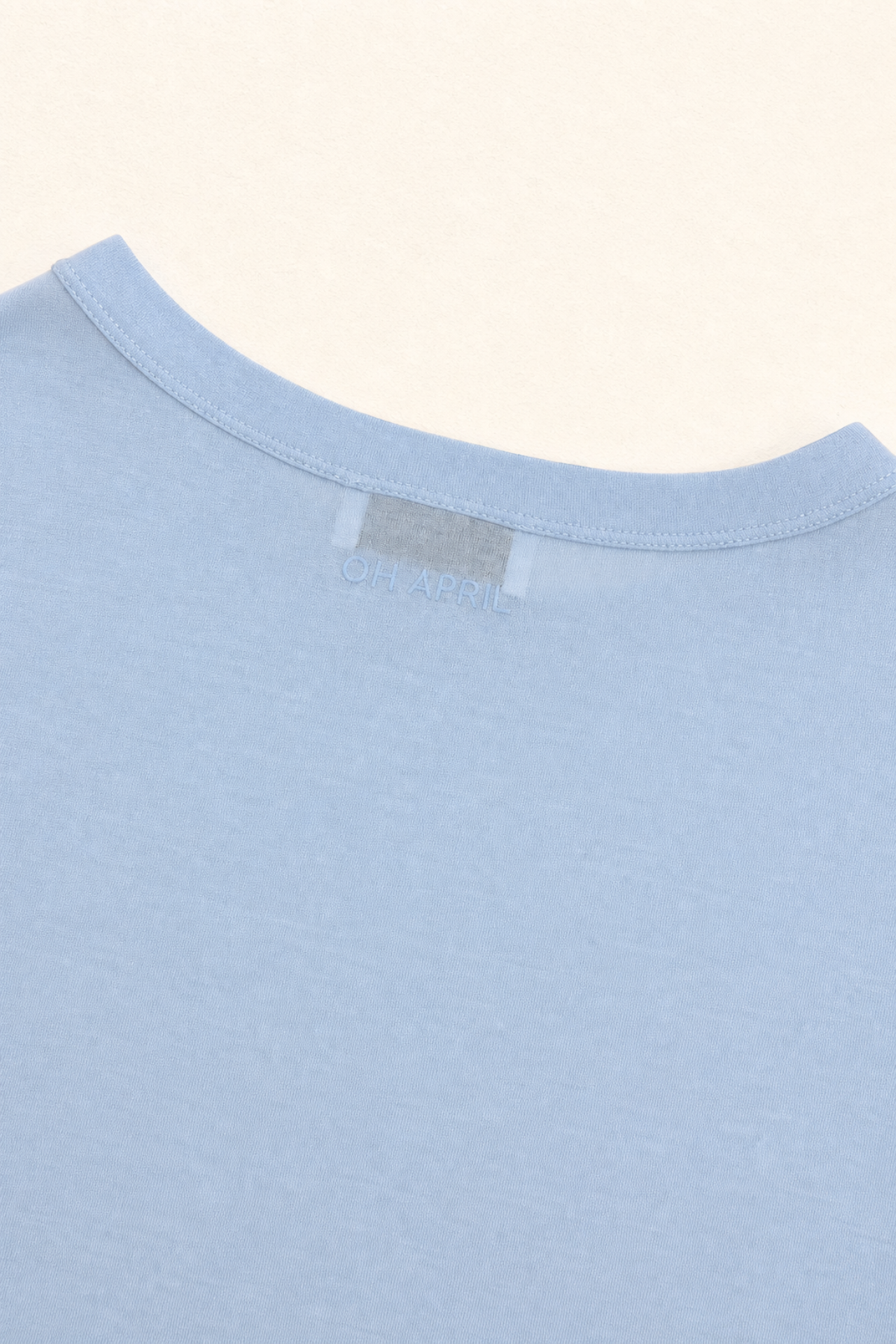 Slim Fit T-Shirt aus Modal-Mix – Sky Blue