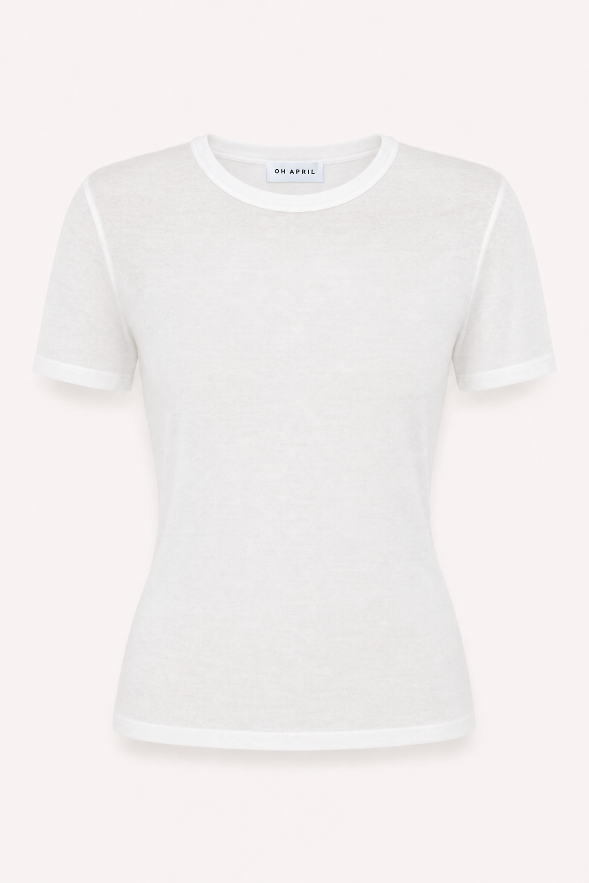Elin Slim Fit T-Shirt Off White