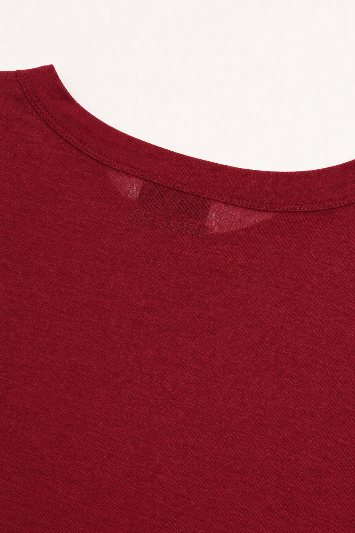 Elin Slim Fit T-Shirt Cherry Red