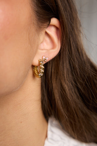 Bow Studs Rose Gold
