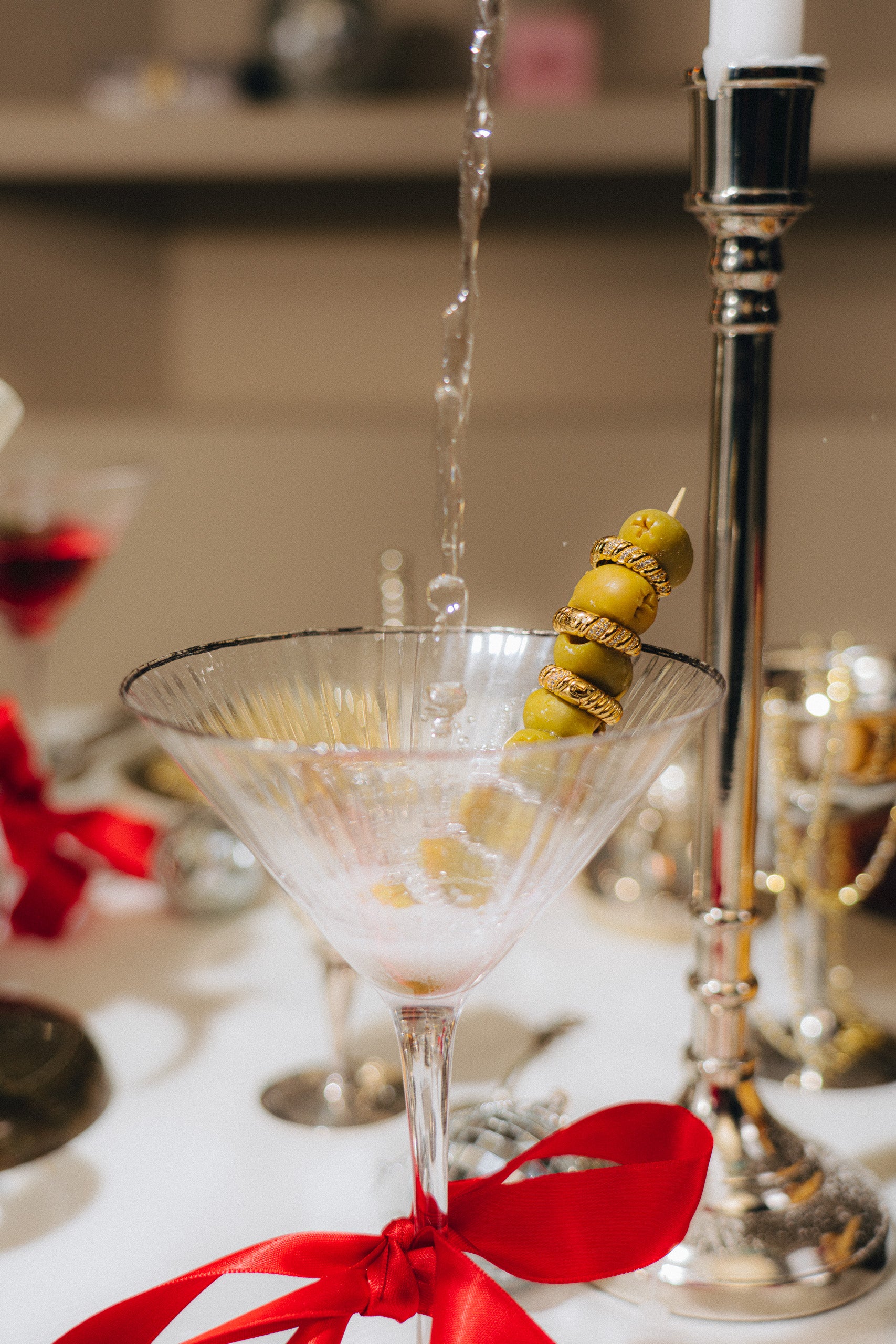 Shiny Croissant Hoops Classic Gold