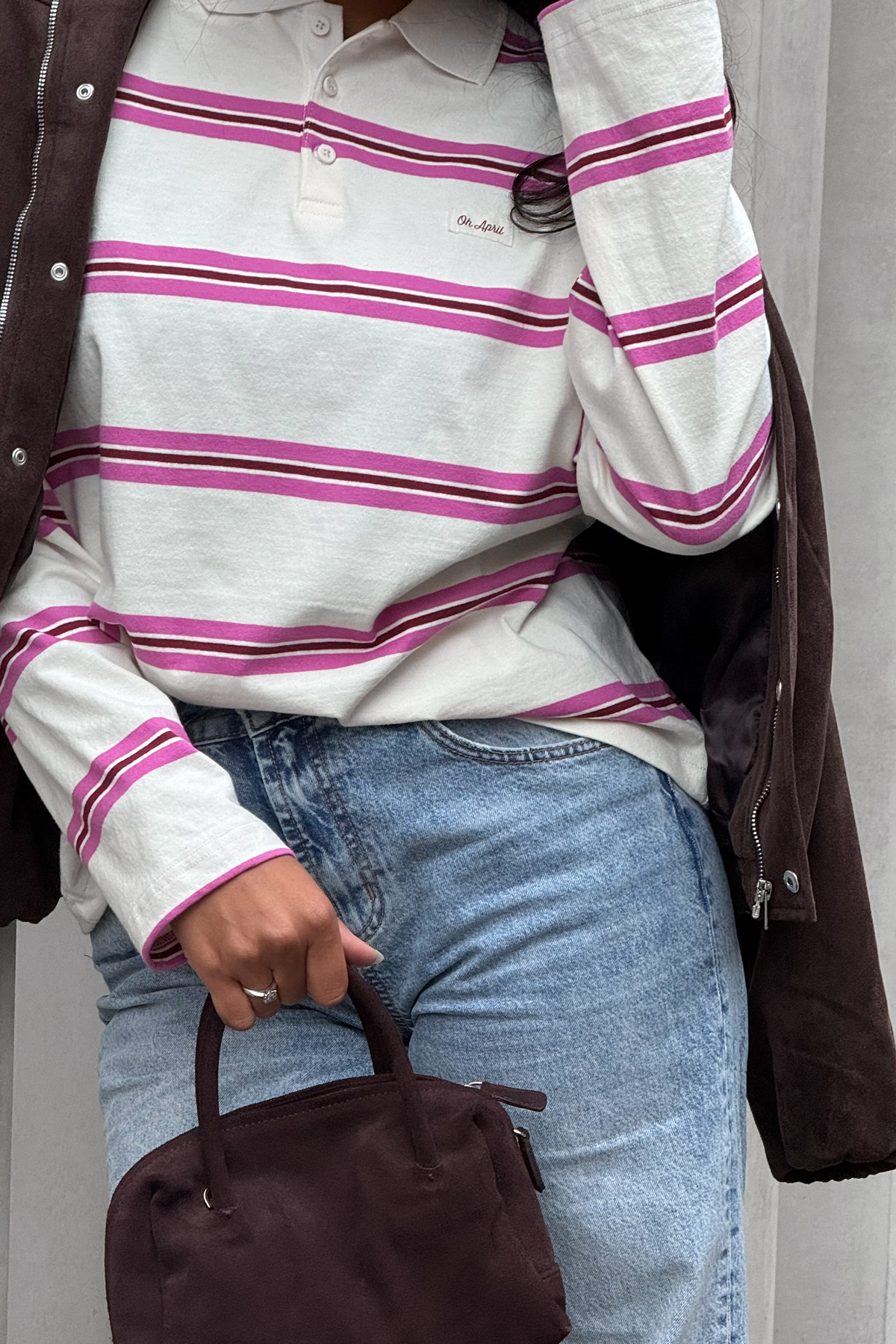 Jolina Polo Candy Stripe