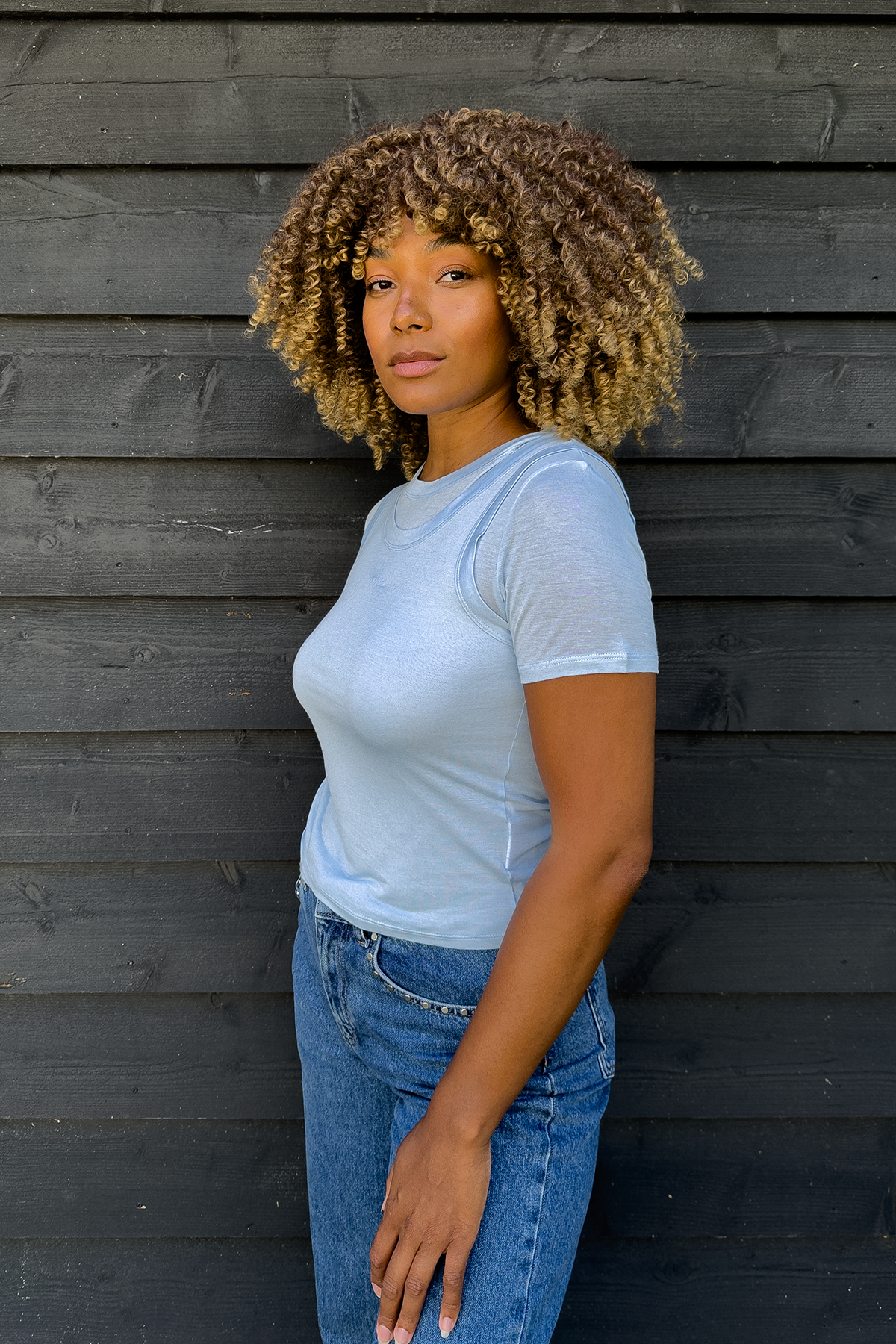 Junie Tank Top Sky Blue