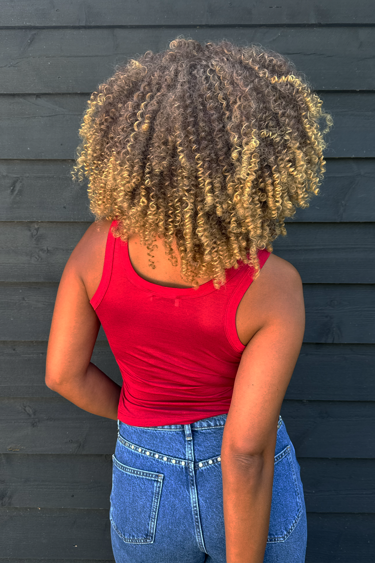 Junie Tank Top Cherry Red