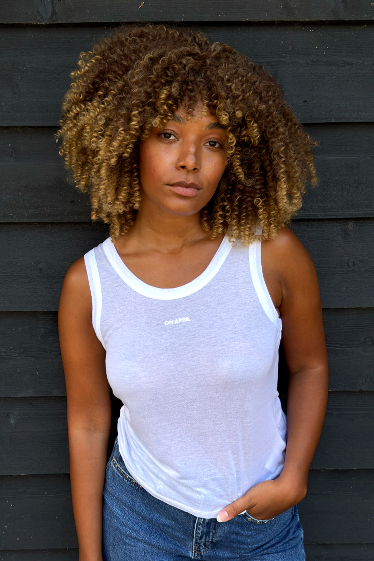 Junie Tank Top Off White